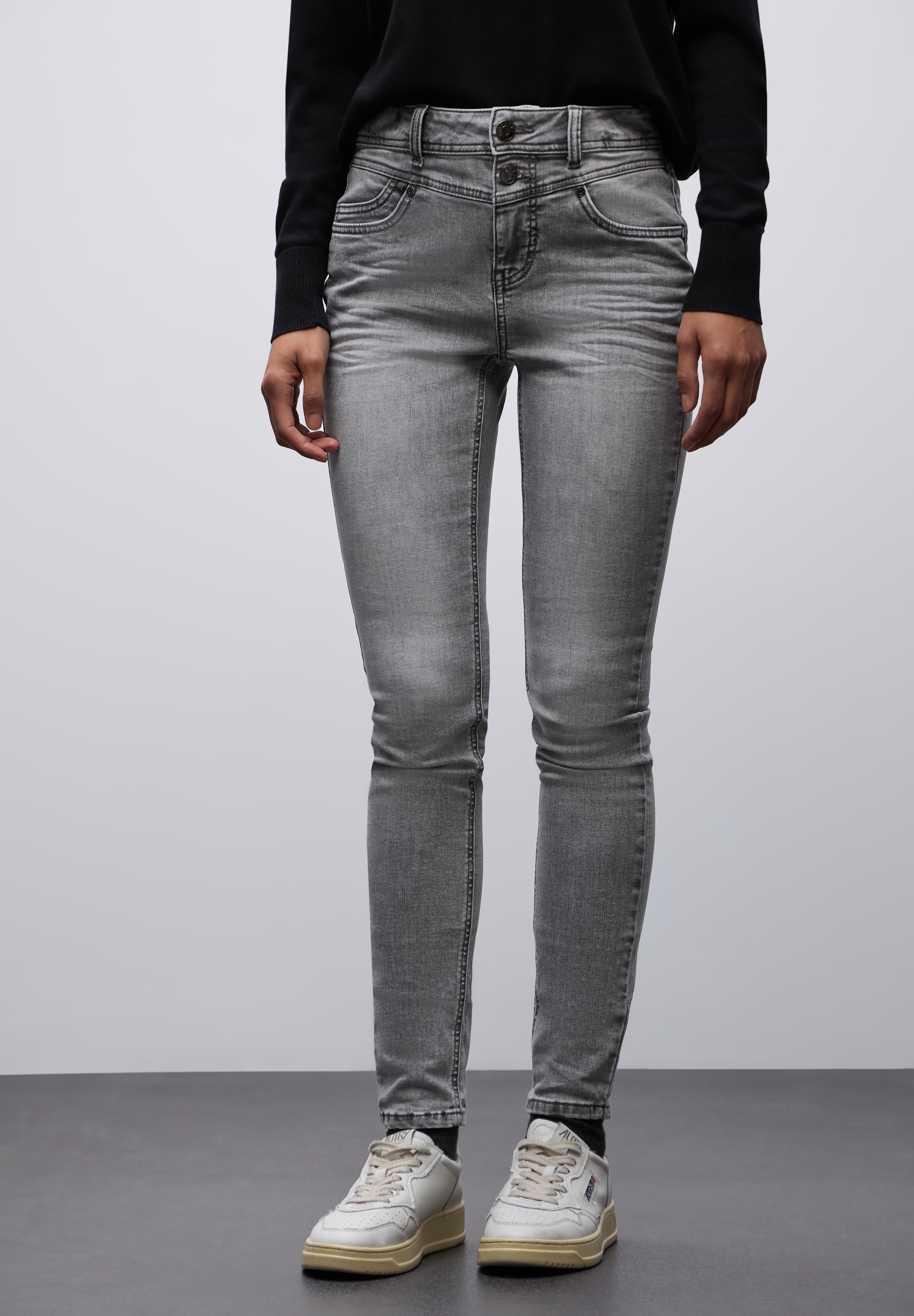 Image of STREET ONE Slim-fit-Jeans "Style York" im Five-Pocket Style