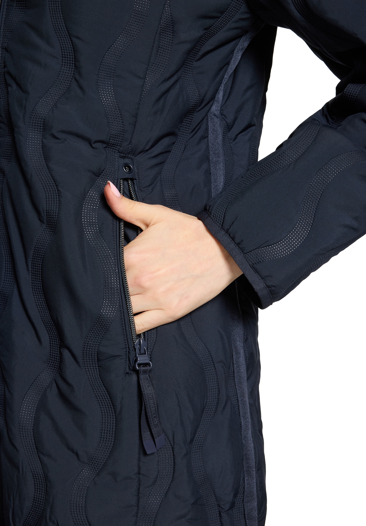Betty Barclay Steppjacke mit Kapuze Steppmantel mit Kapuze
