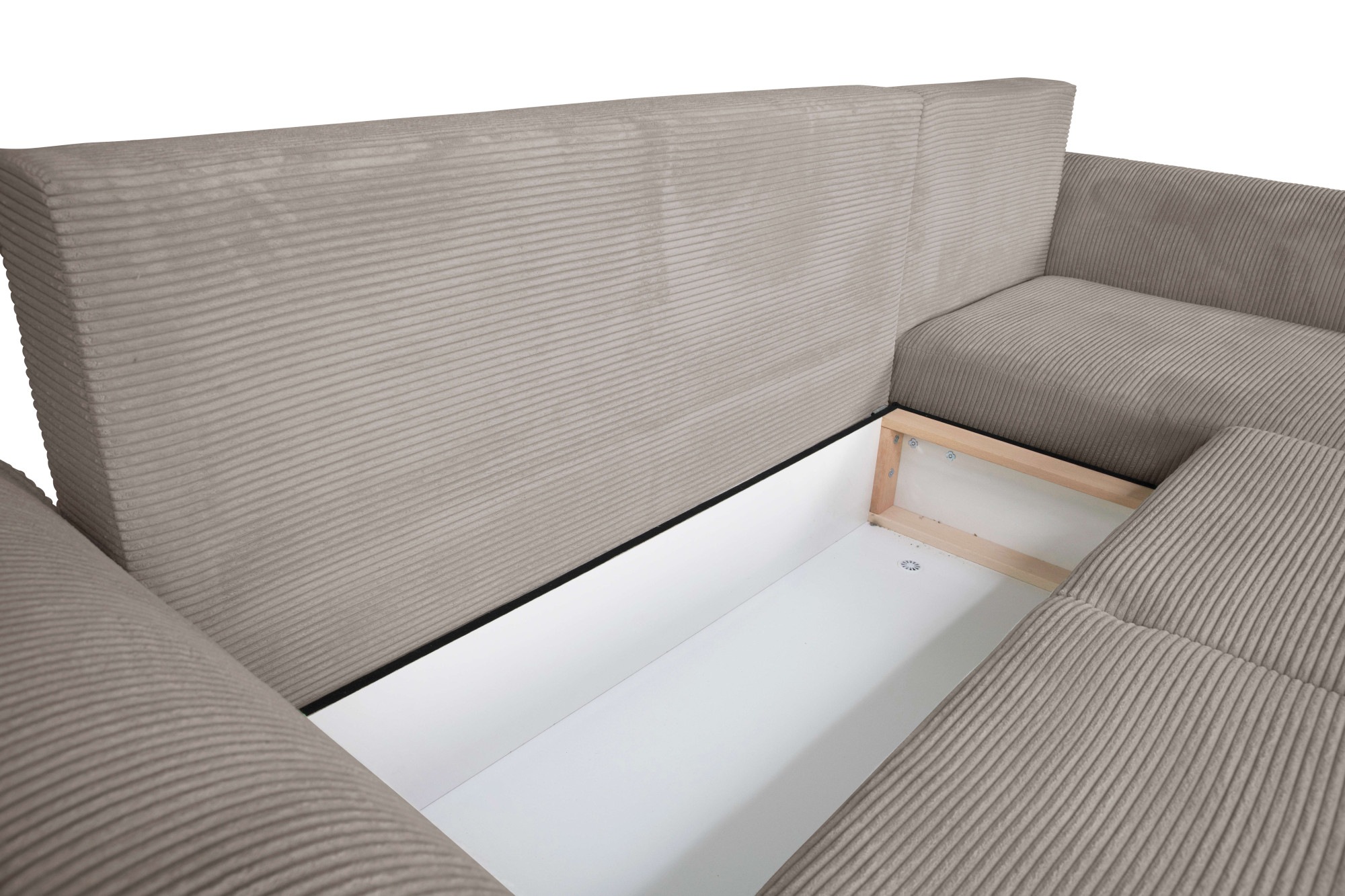 INOSIGN Ecksofa »BEATRICE optionale Schlafsofa mit Bettkasten, B/T/H: 265/170/86 cm«, L-Form, wahlweise auch mit Bettfunktion und Bettkasten