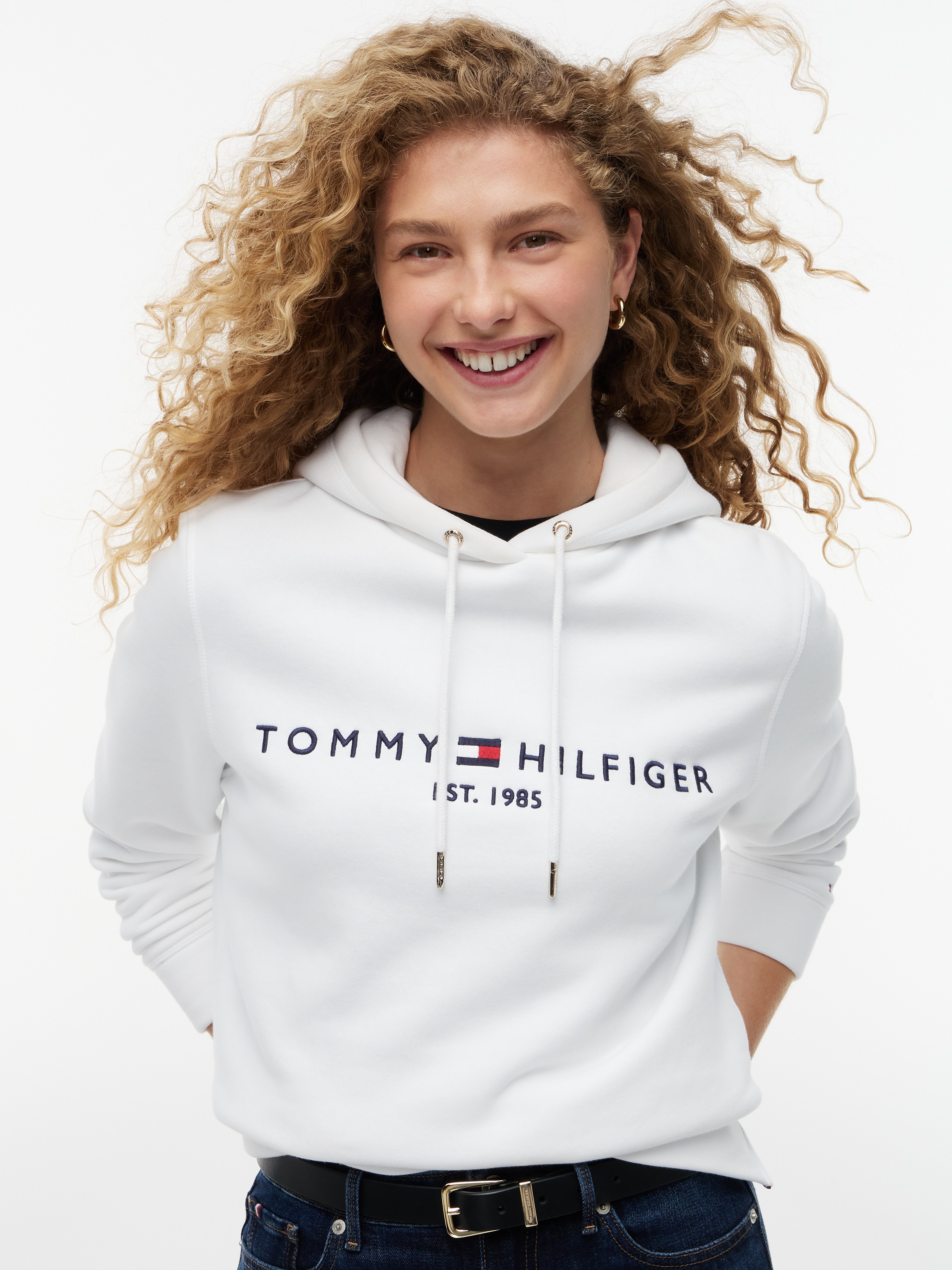 Image of Tommy Hilfiger Kapuzensweatshirt, mit Tommy Hilfiger Logostickerei