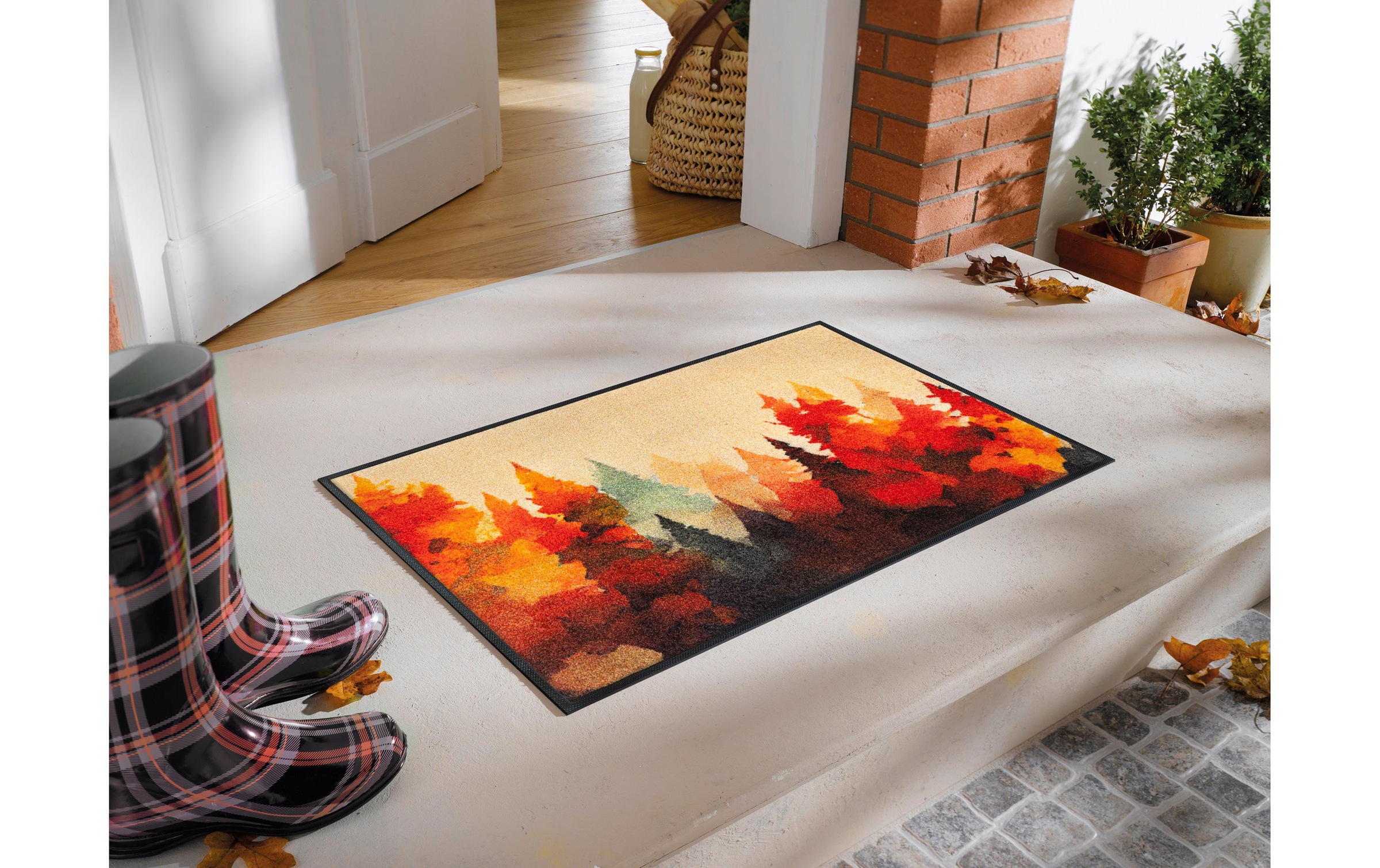 wash+dry by Kleen-Tex Fussmatte »Goldfarbenen Season 50 cm x 75 cm«