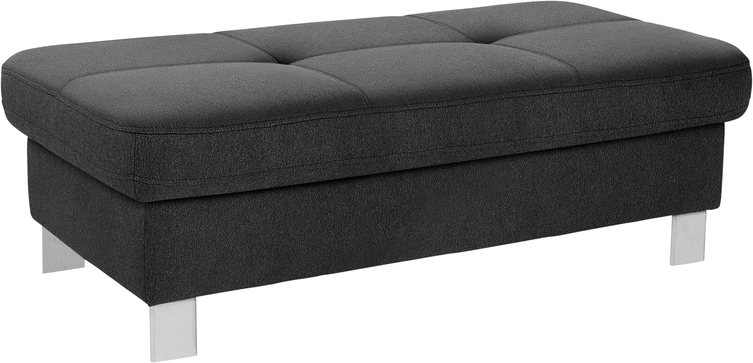 exxpo - sofa fashion Hocker »Fiji Bankhocker mit Staufach unter der Sitzfläche«, elegant modern mit toller Detailverarbeitung