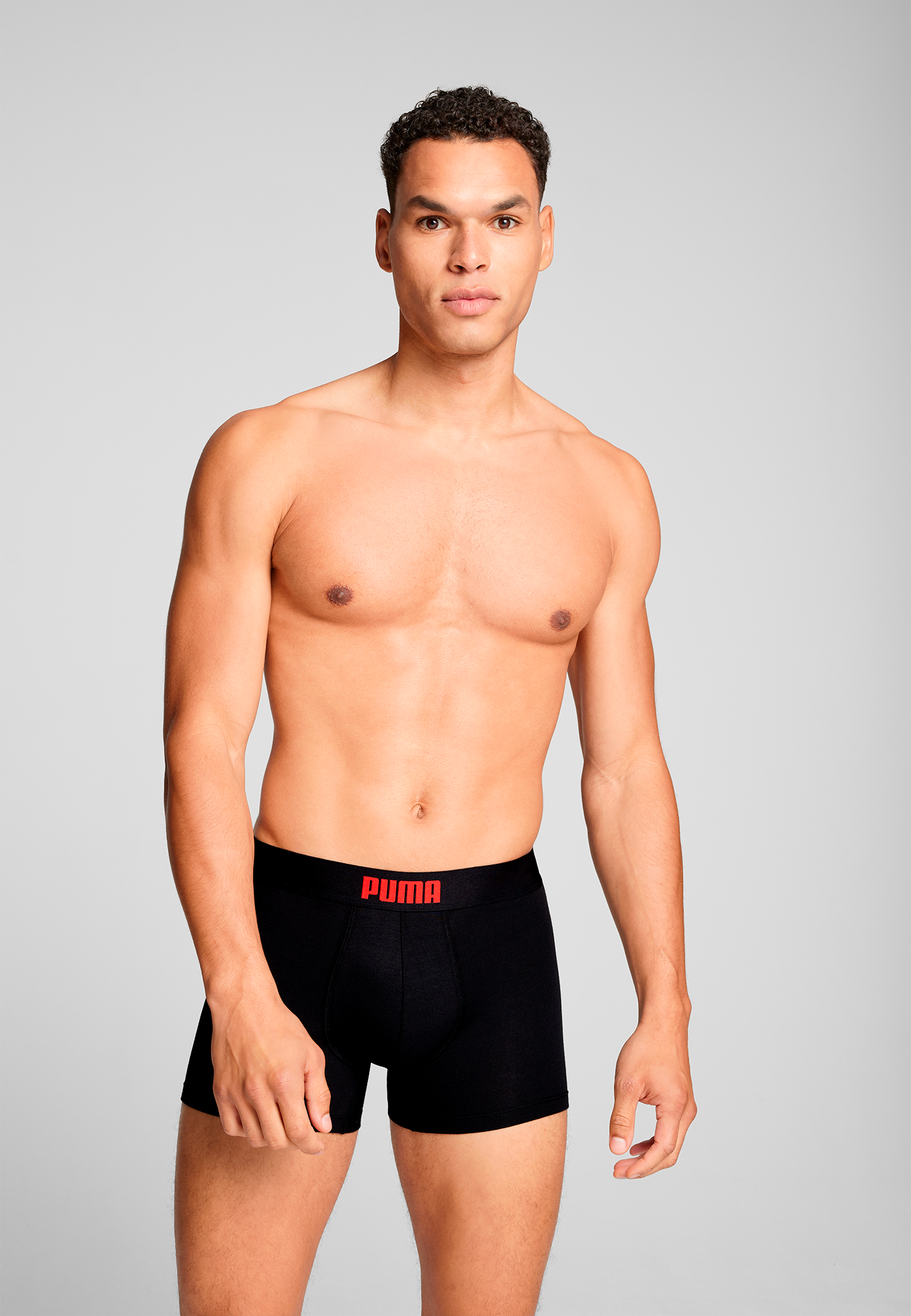 PUMA Boxers »PUMA MEN EVERYDAY PLACED LOGO BOXERS 2P« avec bande tissée logo