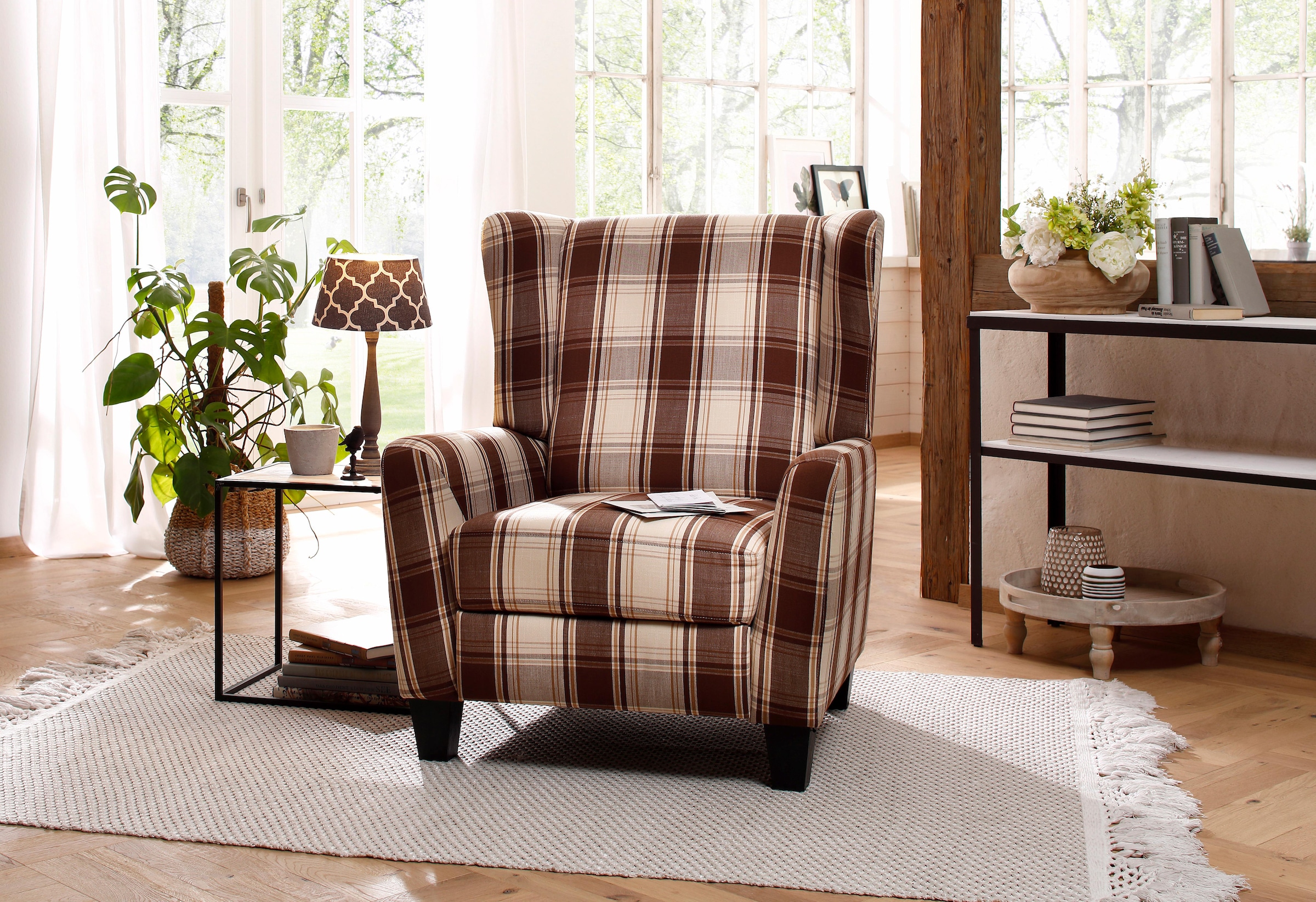 Image of Home affaire Ohrensessel »Alessa«, mit verstellbarer Rückenlehne und ausfahrbarer Fussstütze bei Ackermann Versand Schweiz