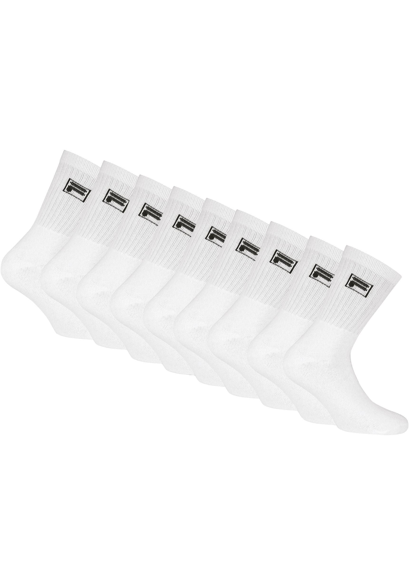 Fila Sportsocken, (9er Pack), mit langem Rippenbündchen