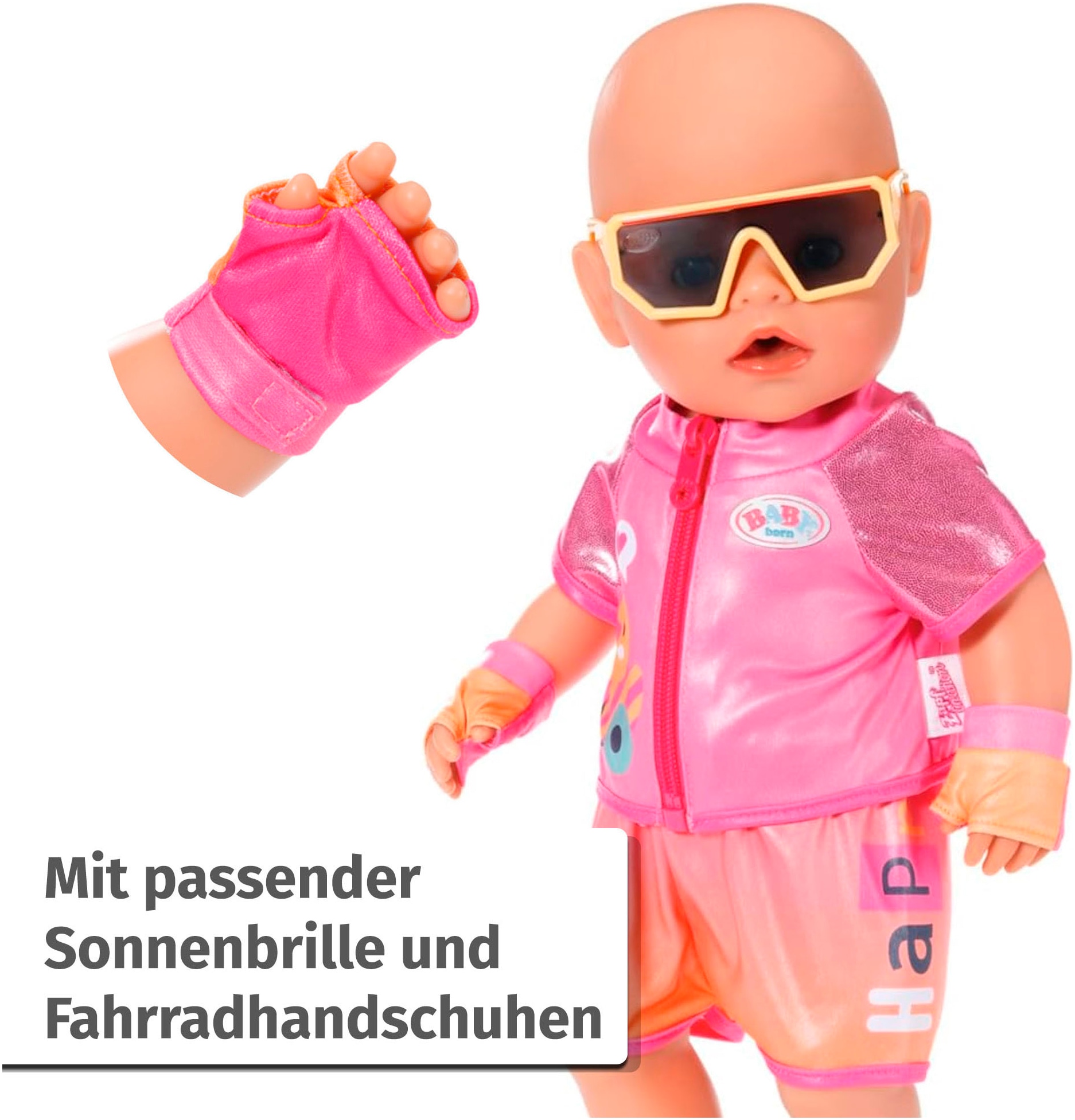 Baby Born Puppenkleidung »Fahrrad Outfit 43 cm«