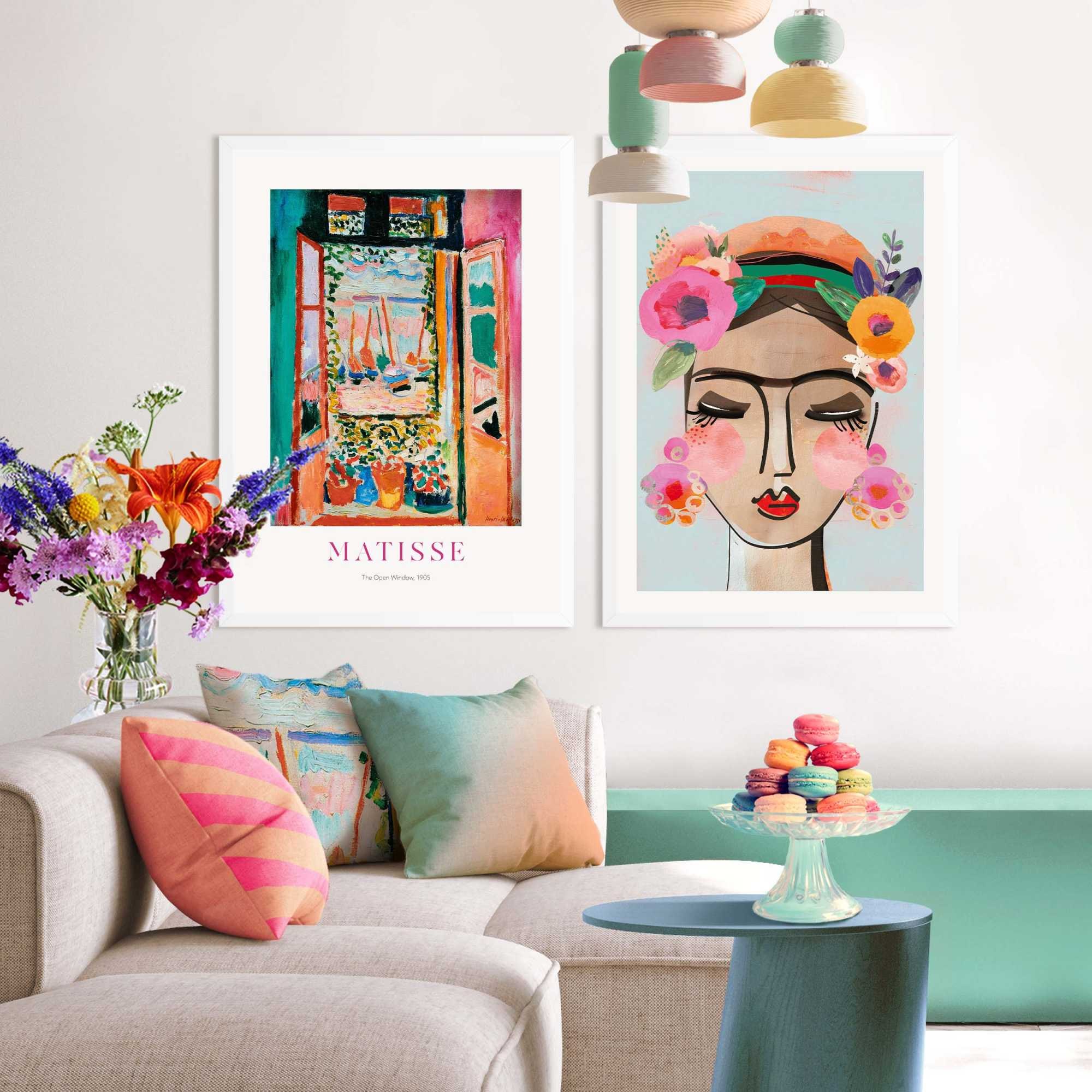 Image of Reinders Kunstdruck "Modernes Portrait"
