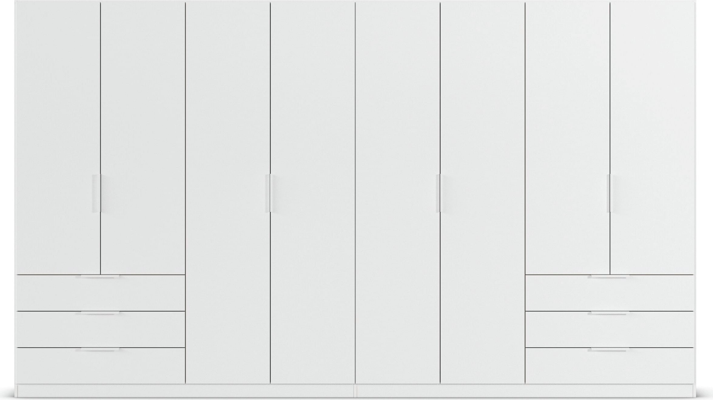 GOODproduct Kleiderschrank »Mehrzweckschrank Schrank Schlafzimmer Garderobe Mietswohnung XEELINA« Mehr Flexibilität durch variable Schubladenanordnung MADE IN GERMANY