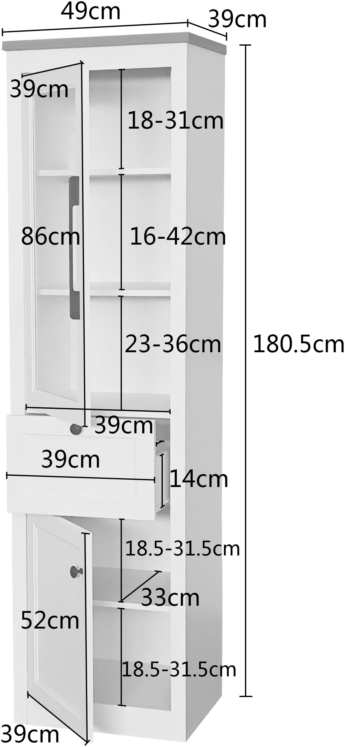 GOODproduct Vitrine »Ismund«