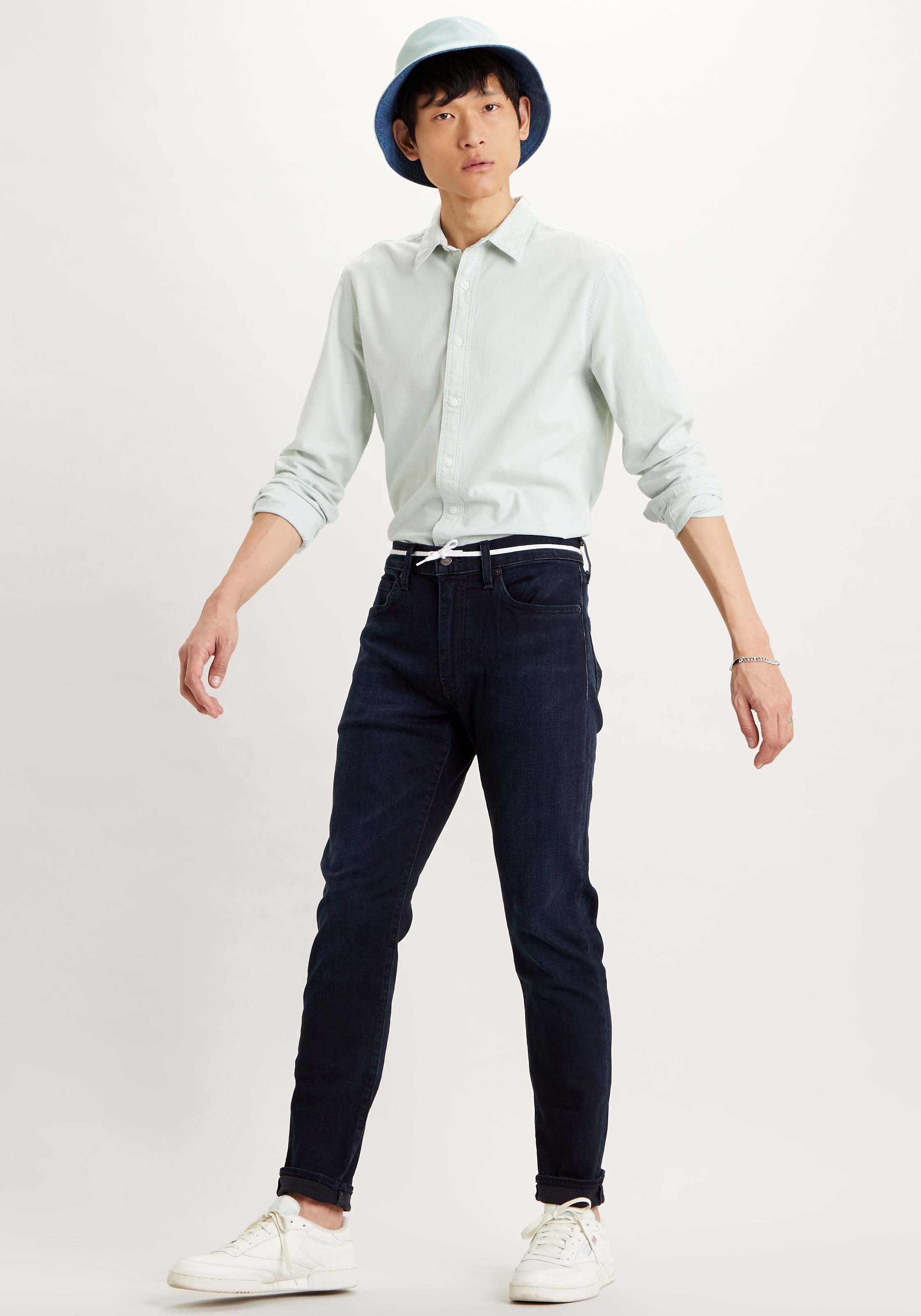 Levi's® Jeanshemd »BATTERY HM SHIRT SLIM«, mit Logo-Badge auf der Brust