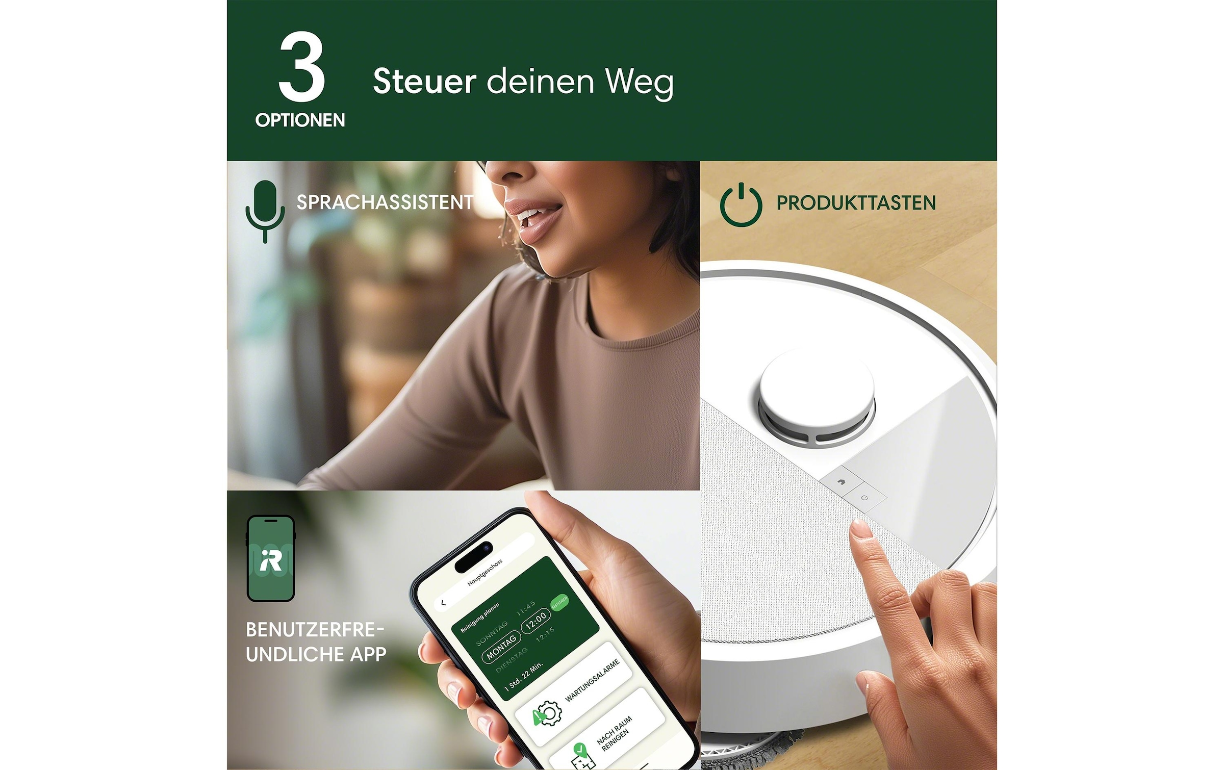 iRobot Nass-Trocken-Saugroboter »Roomba Plus 405 Combo + AutoWash Dock«