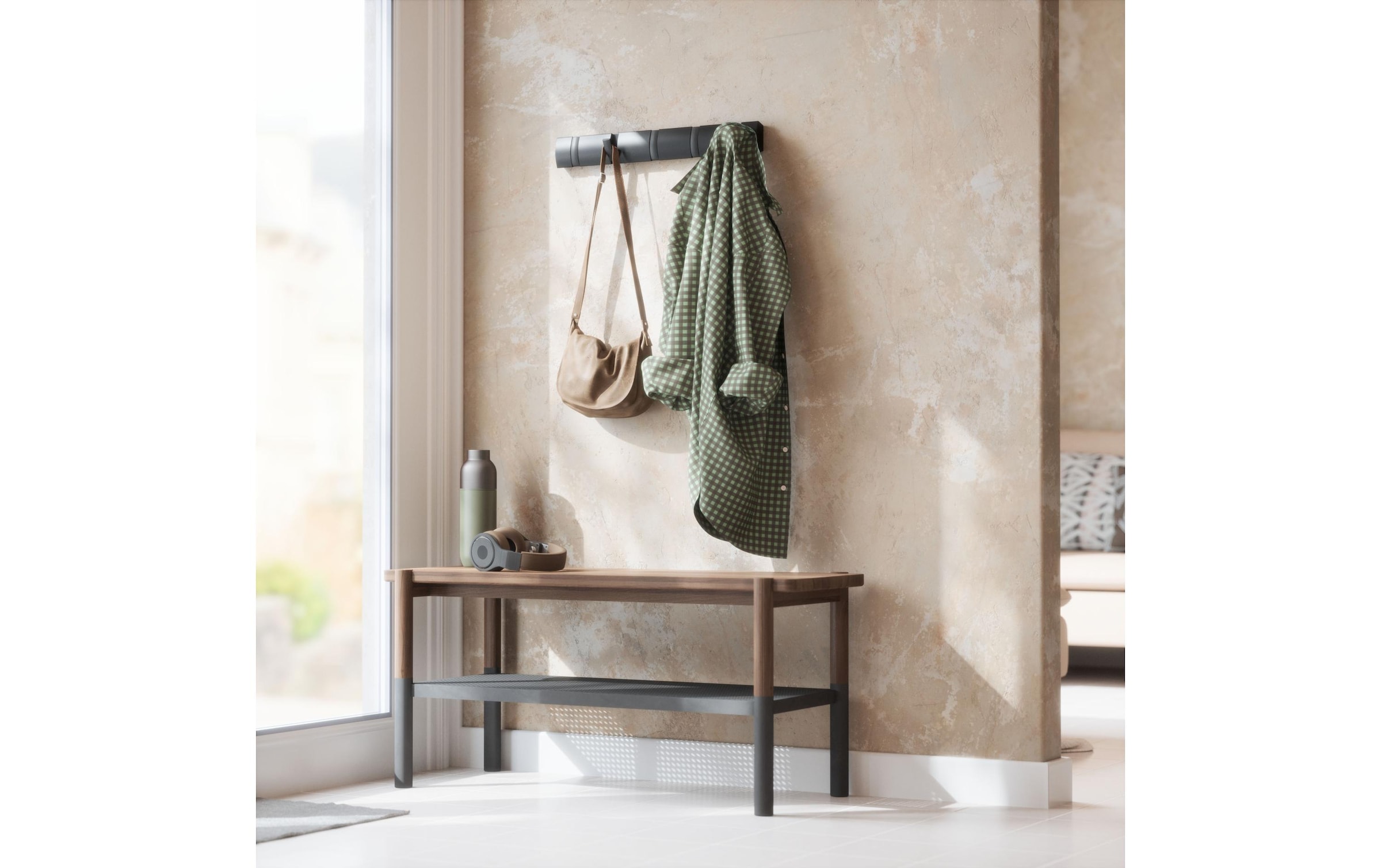 Umbra Barre de penderie »Flip« Holzart: Pappel (China)