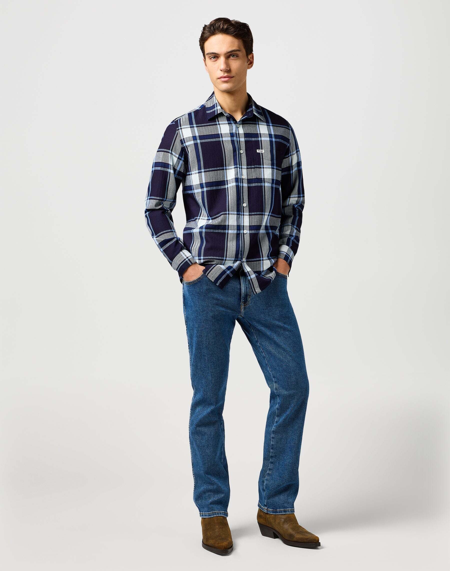 Wrangler Langarmhemd »Wrangler Langarmhemd 1 Pkt Shirt«