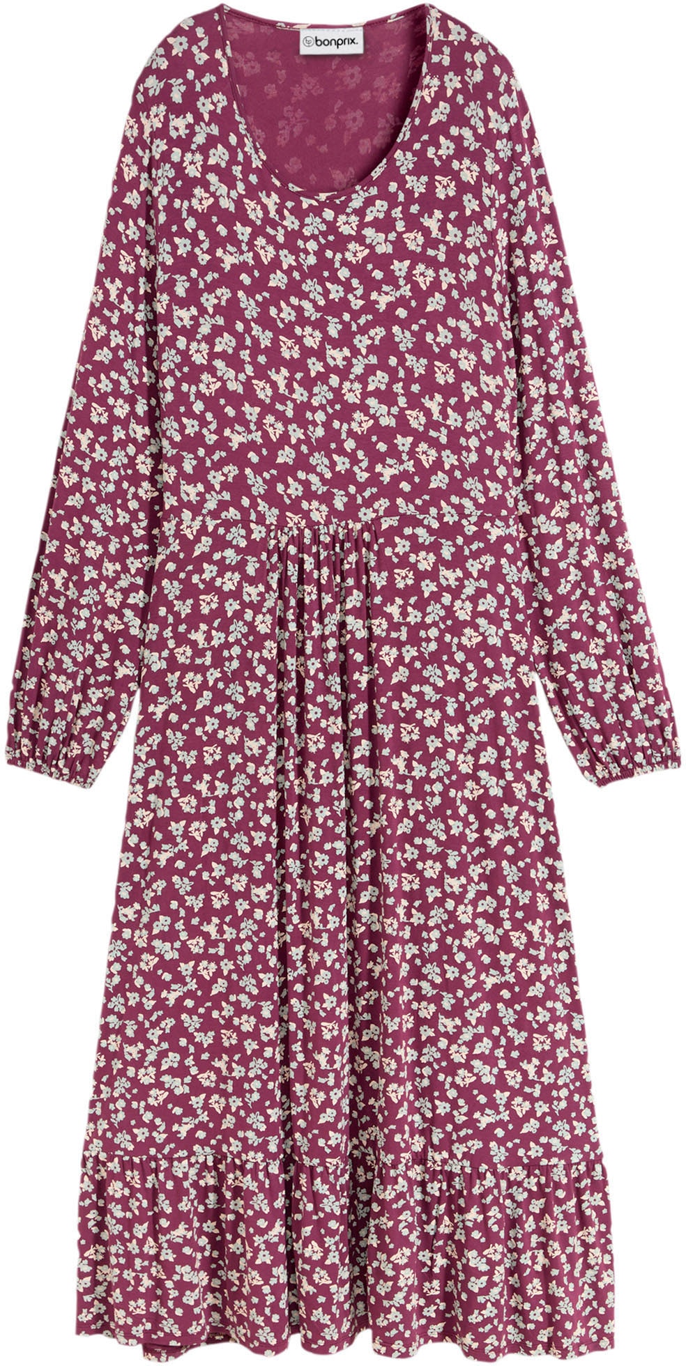 bonprix Robe en jersey »Jerseykleid aus fliessendem Viskose-Mix« für vielseitige Anlässe, aus Viskose-Mix, mit Elasthan-Anteil