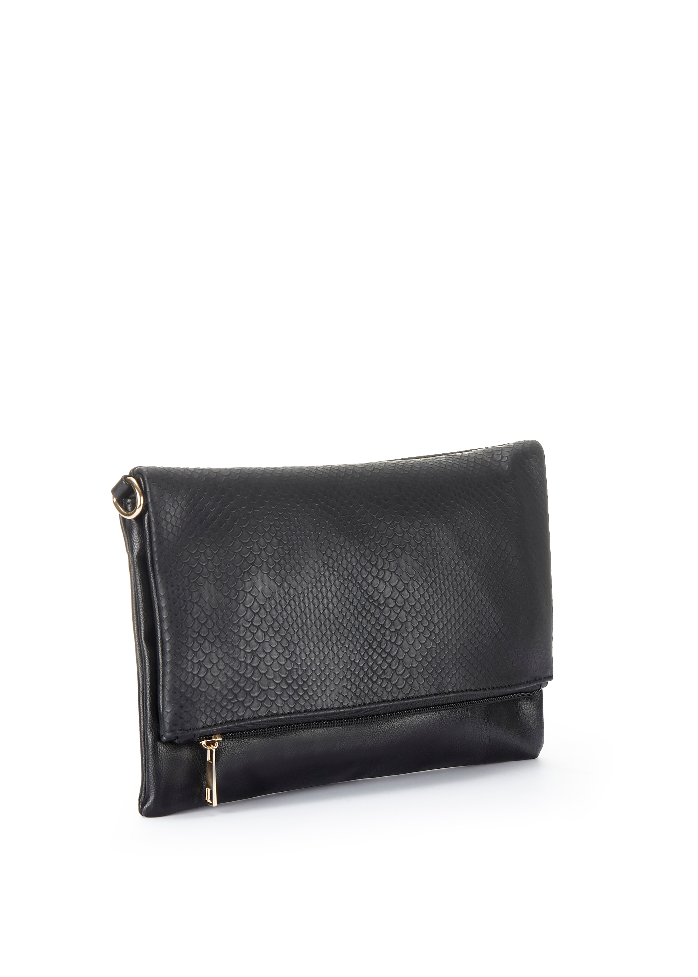 Vivance Umhängetasche "Clutch, Abendtasche, Minibag, Schultertasche, Crossbody Bag" Handtasche Damen zum Umhängen im geprägten Animal-Look VEGAN