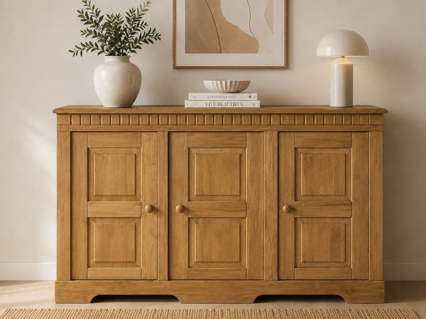 GOODproduct Buffet »Lisa« commode en pin massif, disponible en 2 largeurs