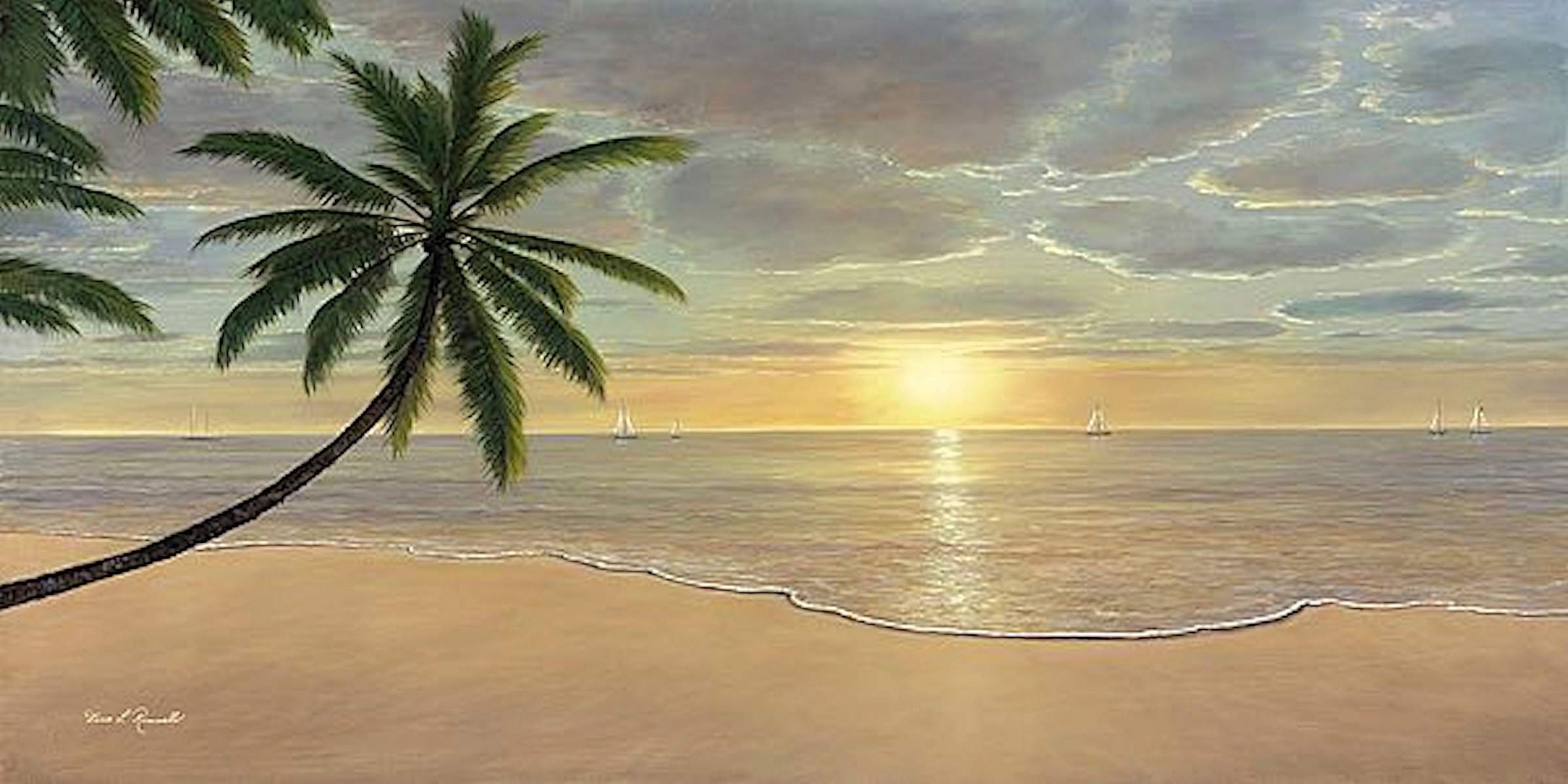 Image of DELAVITA Kunstdruck »ROMANELLO / Glänzender Strand«, (1 St.) bei Ackermann Versand Schweiz