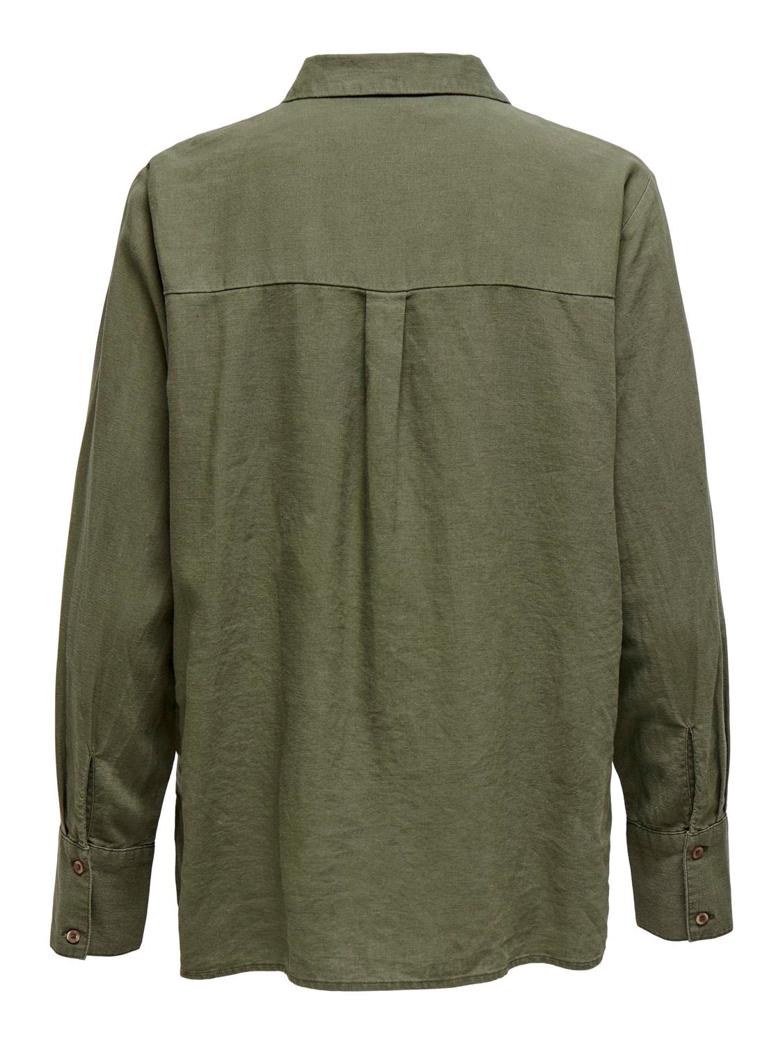 JDY »JDYSAY L/S LINEN LOOSE SHIRT WVN NOOS«