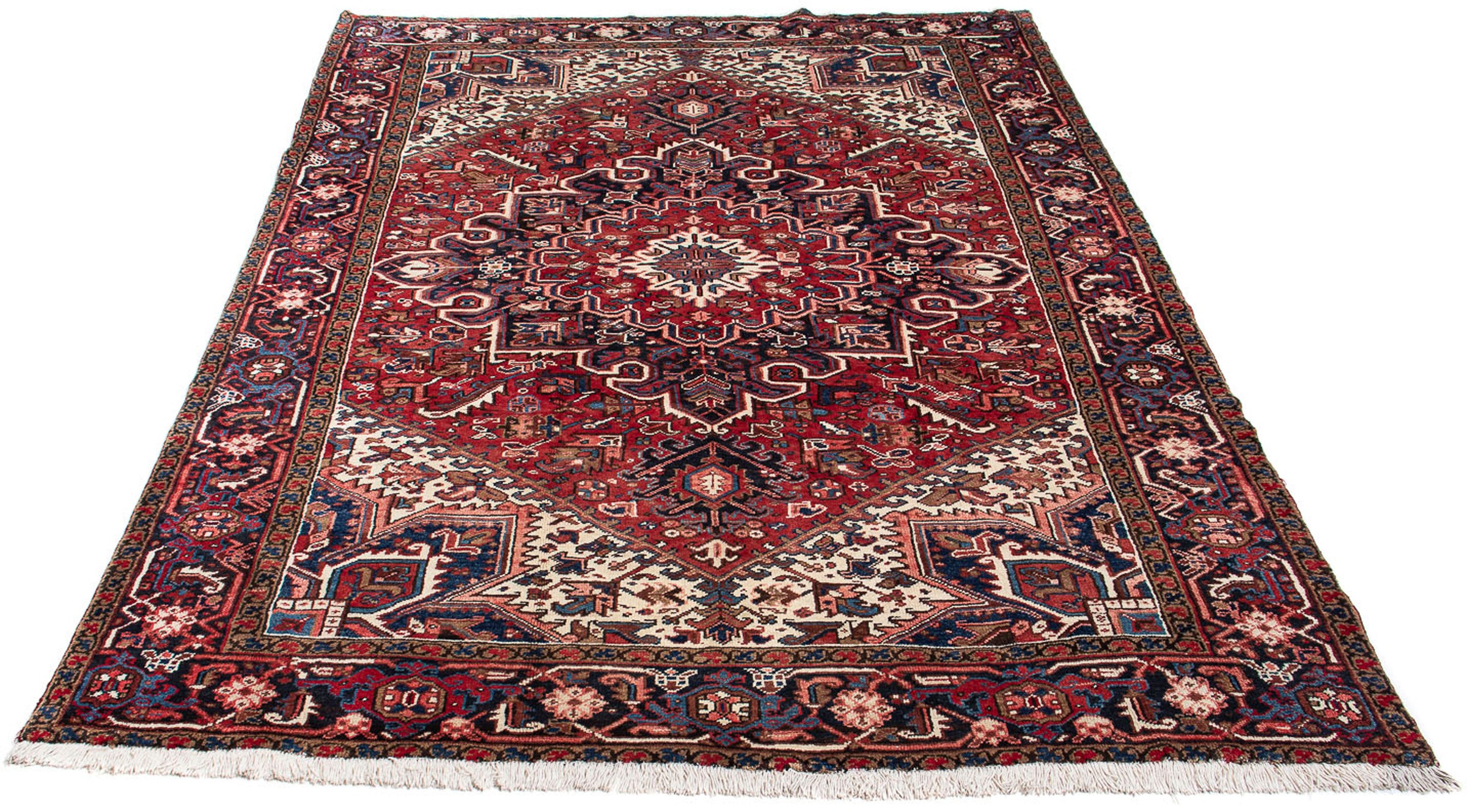 Image of morgenland Orientteppich »Perser - Nomadic - 323 x 231 cm - dunkelrot«, rechteckig, 10 mm Höhe, Wohnzimmer, Handgeknüpft, Einzelstück mit Zertifikat bei Ackermann Versand Schweiz