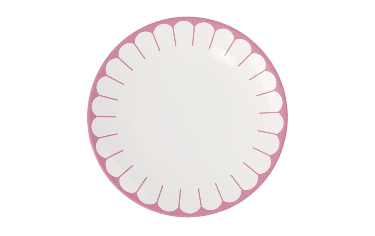 Villeroy & Boch Speiseteller "Villeroy & Boch Speiseteller Fleur 6 Stück, Rosa"