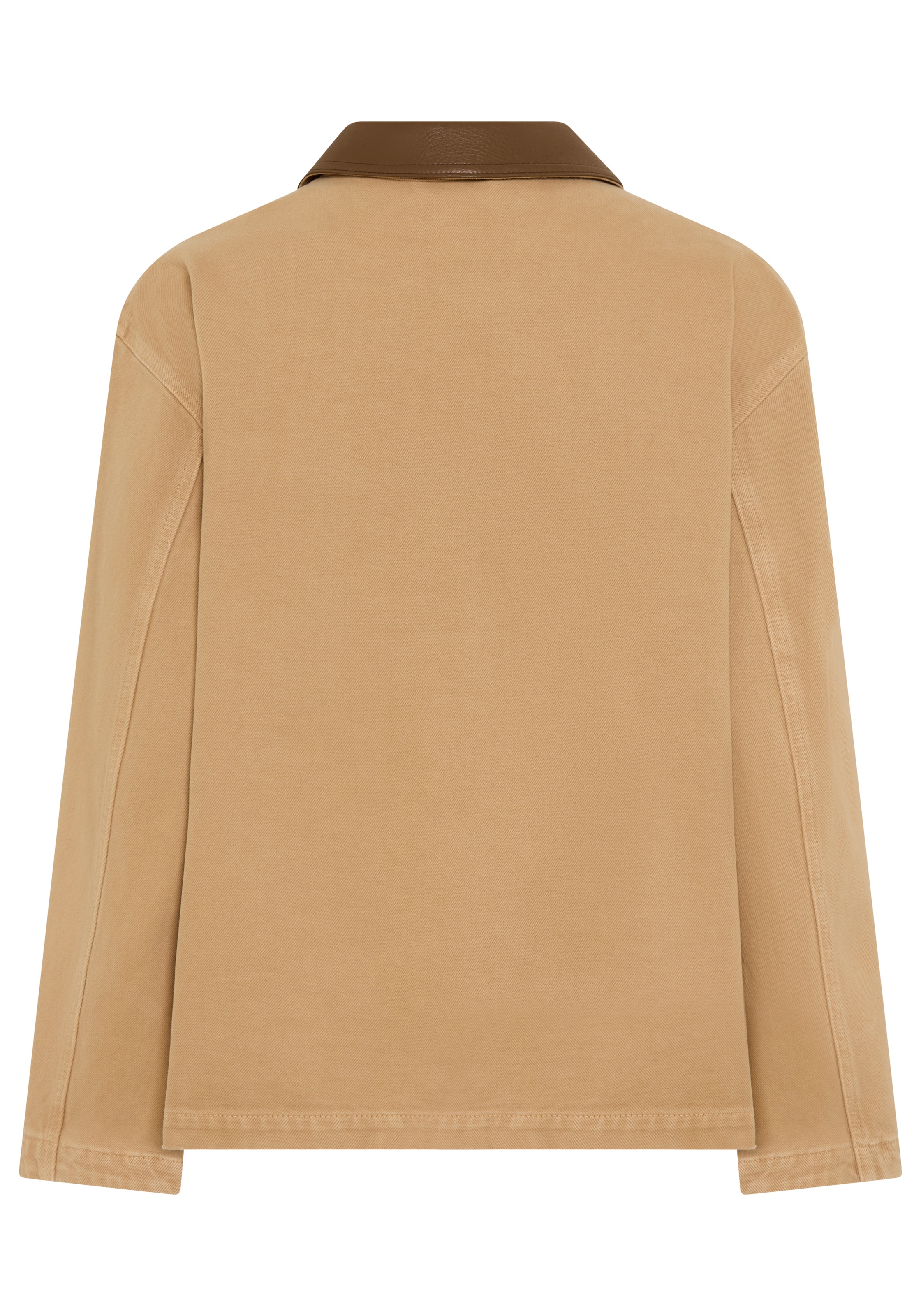 HUGO Blue Hemdjacke »Flimane« mit Kontrastkragen, oversize