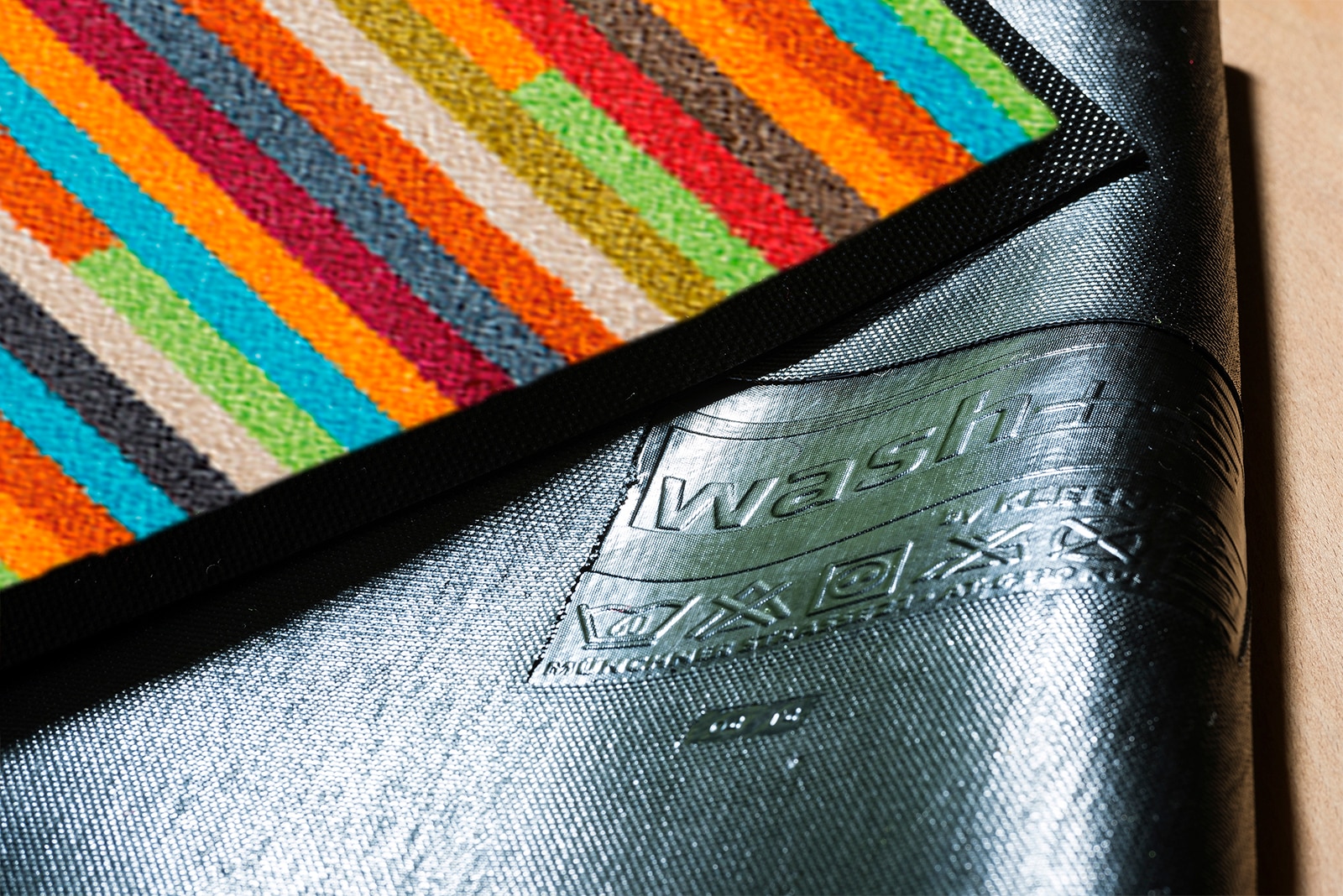wash+dry by Kleen-Tex Tapis de sol »Mikado Stripes« Rectangulaire 7 mm Höhe Schmutzfangläufer, modernes Streifen Design, rutschhemmend, waschbar