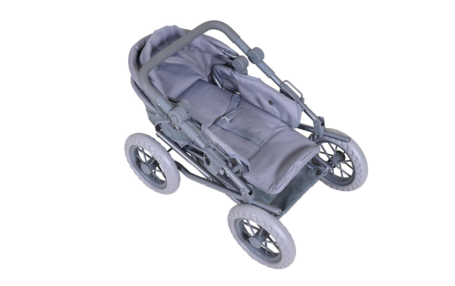 Knorrtoys® Puppenwagen »Ruby Star Grey Pink«