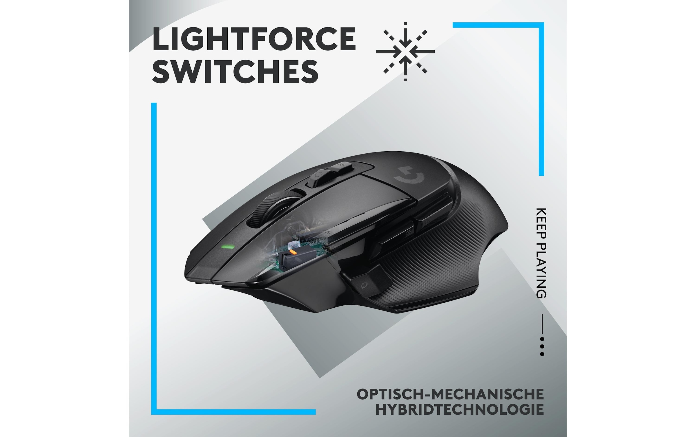 Logitech Gaming-Maus »Logitech G502 X Lightspeed black«, kabellos