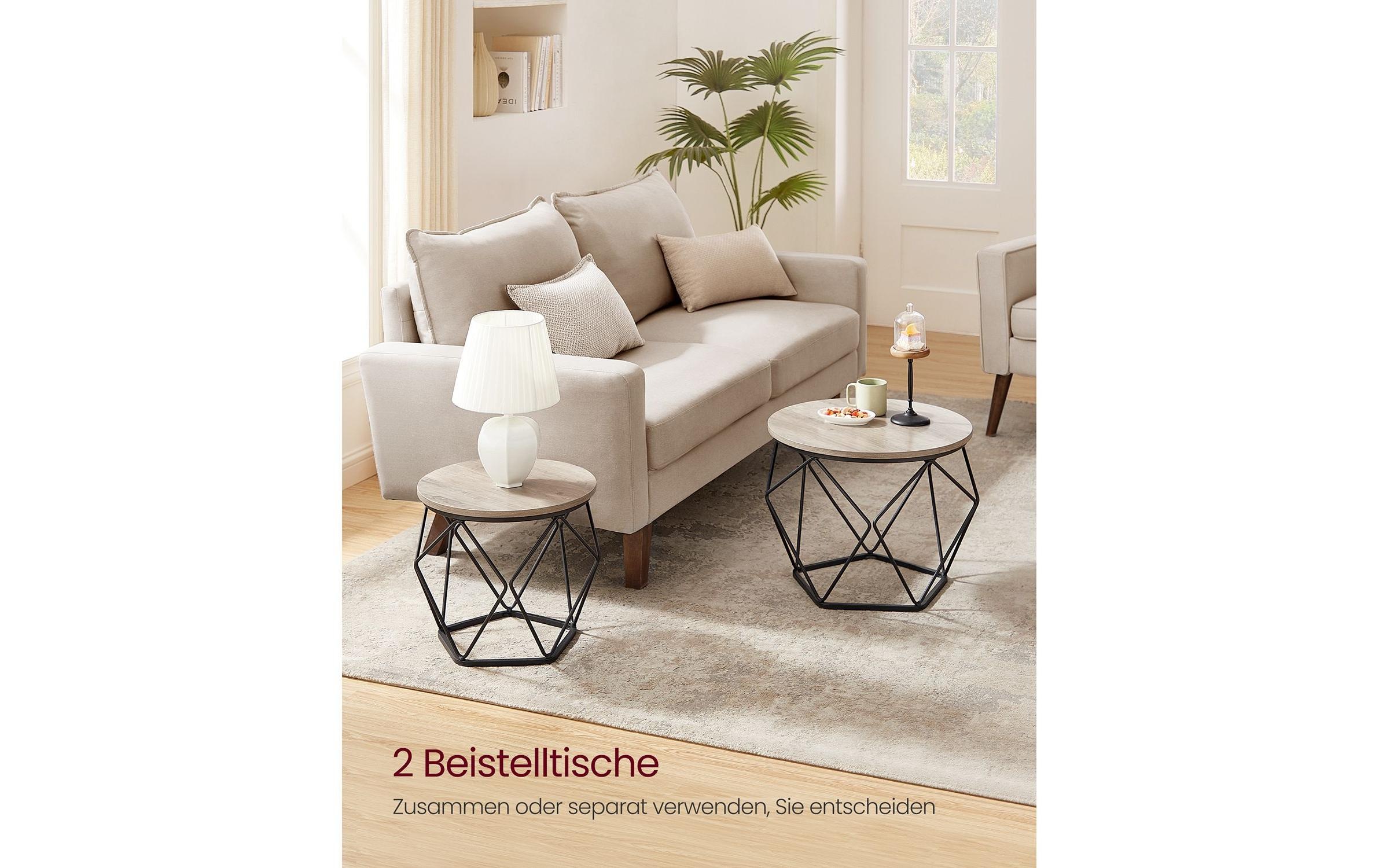 VASAGLE Couchtisch »50 x 40.6 cm 2er Set«