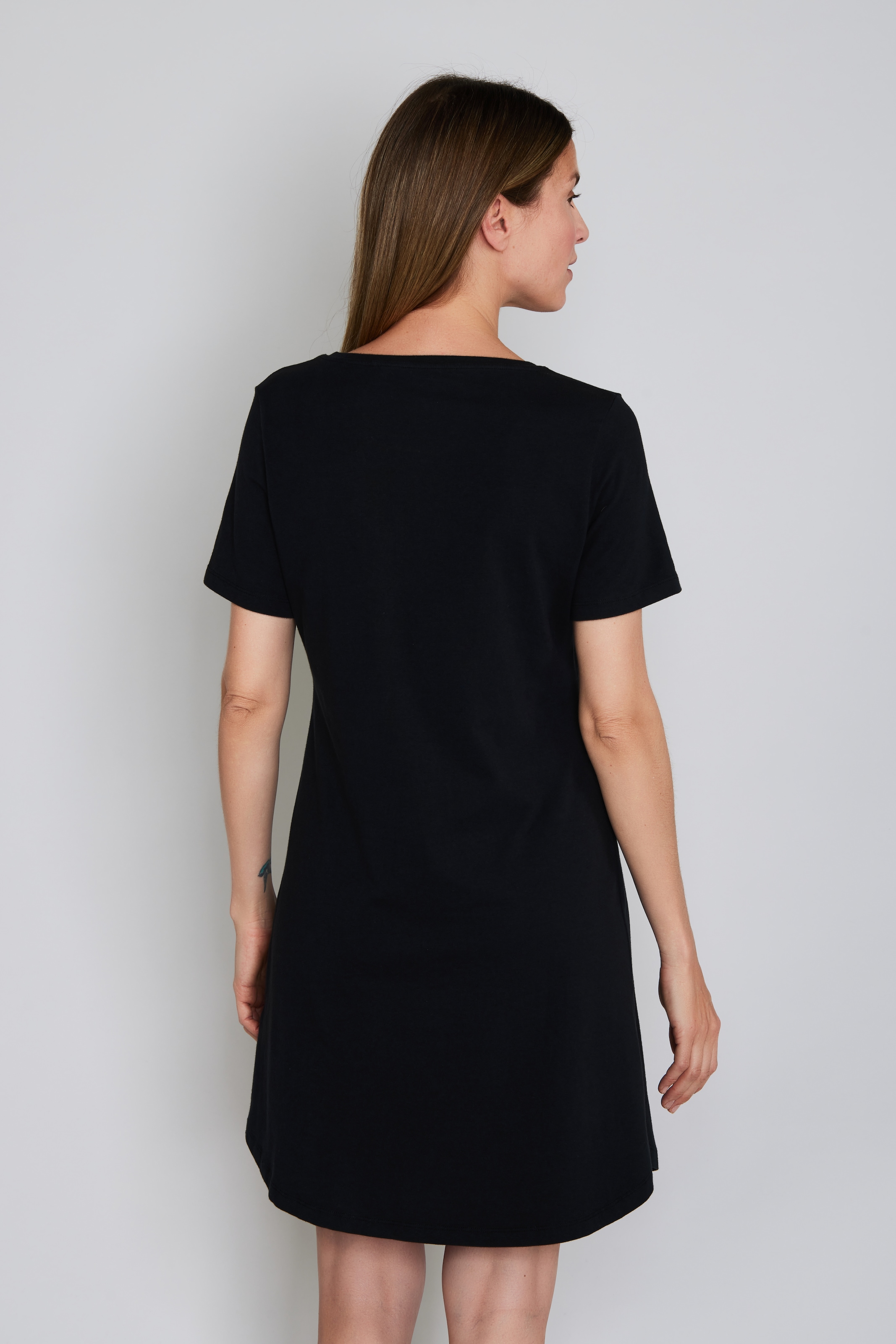 JOOP! Nachthemd »Cosy« Ohne Taschen Rundhalsausschnitt, kurzärmelig