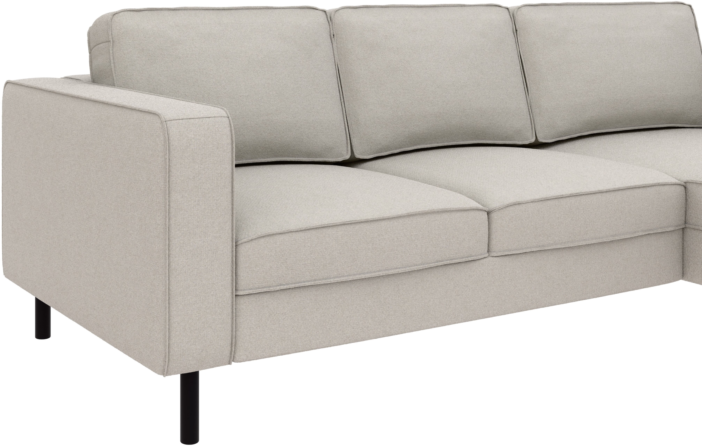 TRENDMANUFAKTUR Ecksofa »Watkins Couch wahlweise mit Schlaffunktion und Bettkasten,auch in Cord« Recamiere beidseitig montierbar, Sofa in L-Form, Breite 232 cm