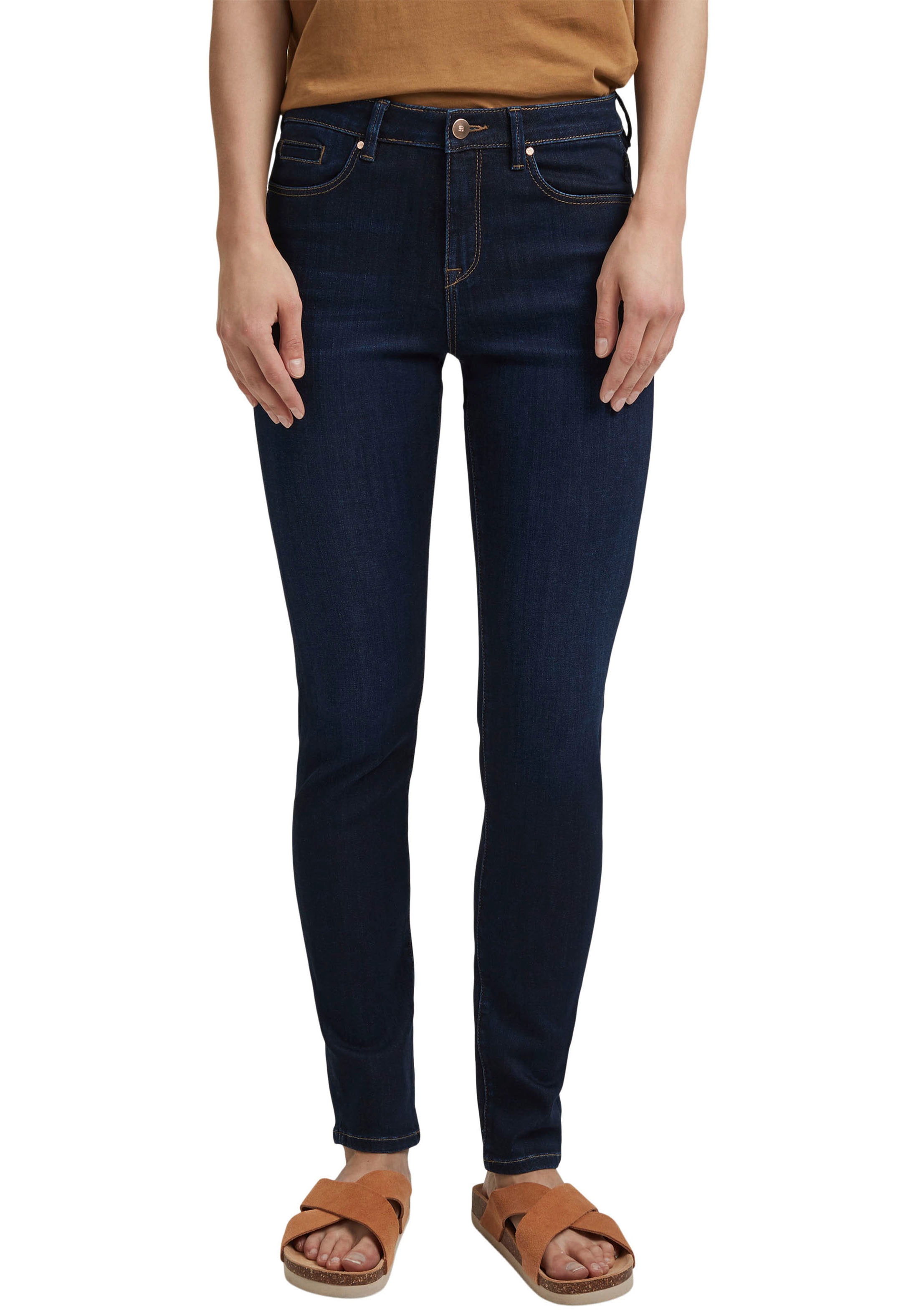 Image of Esprit Collection Slim-fit-Jeans, in toller dunkler Waschung bei Ackermann Versand Schweiz