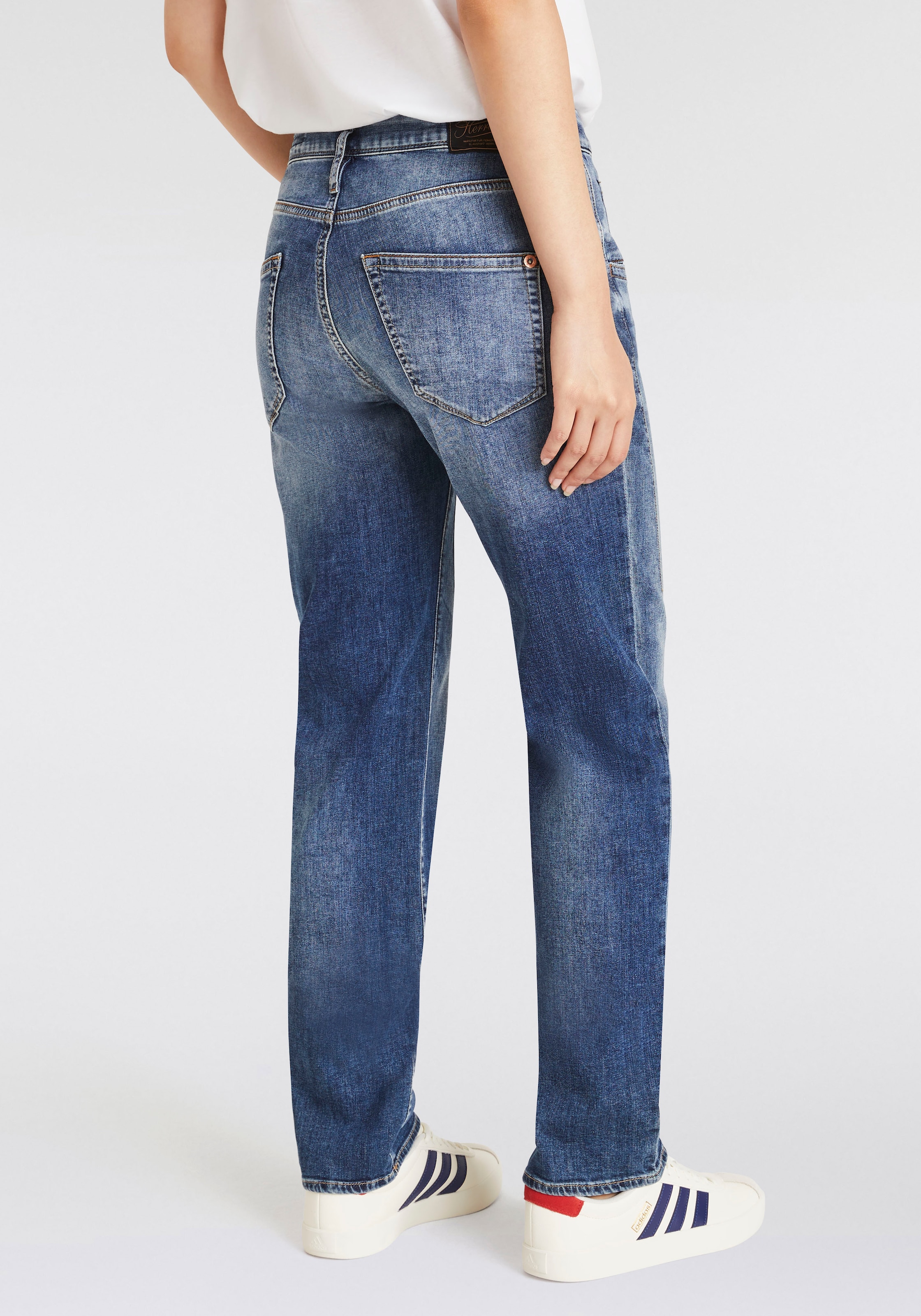 Herrlicher Boyfriend-Jeans »Shyra Tap Long Recycled Denim Light«