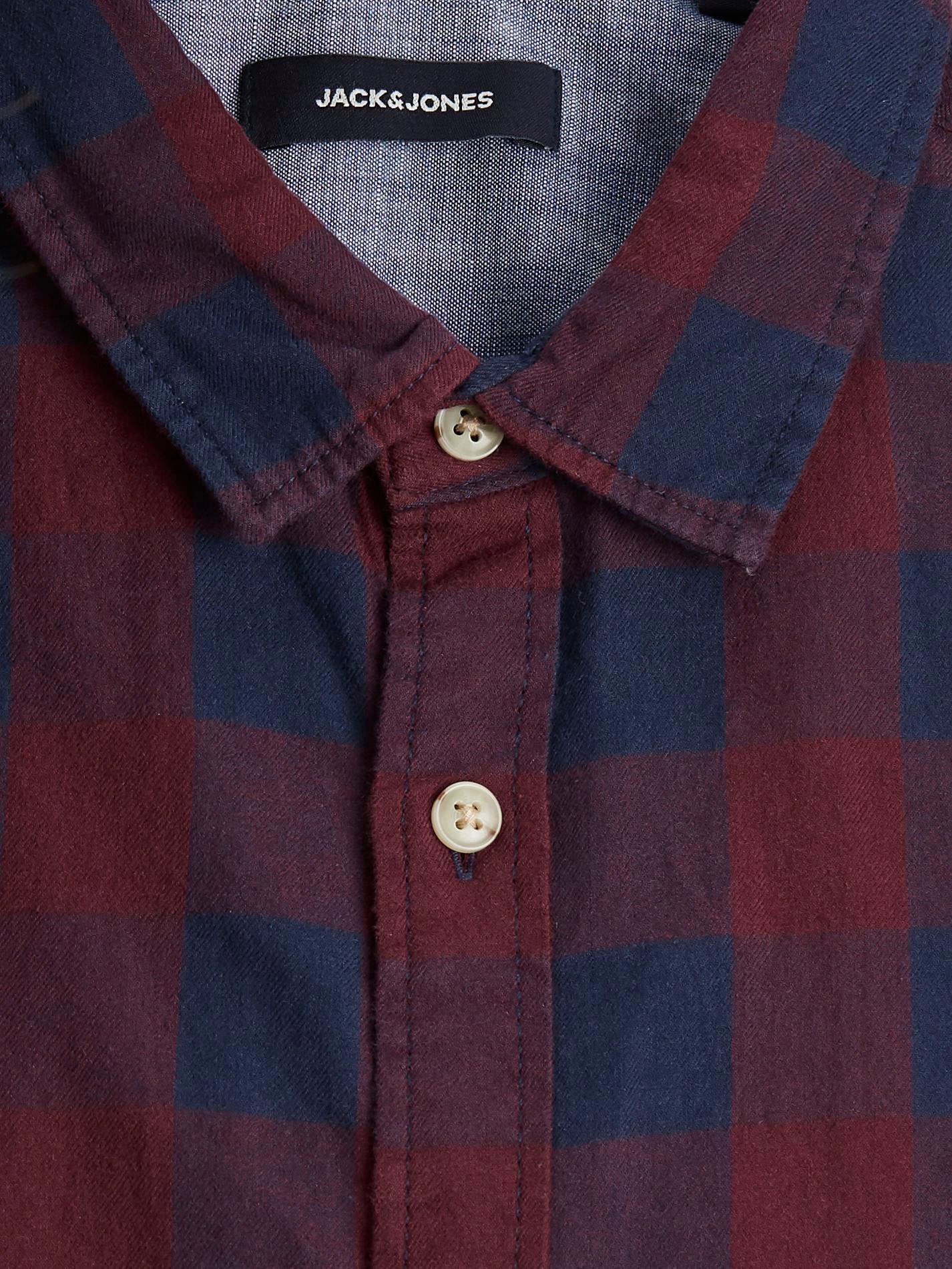 Jack & Jones PlusSize Karohemd »GINGHAM TWILL SHIRT«, Bis Grösse 6XL