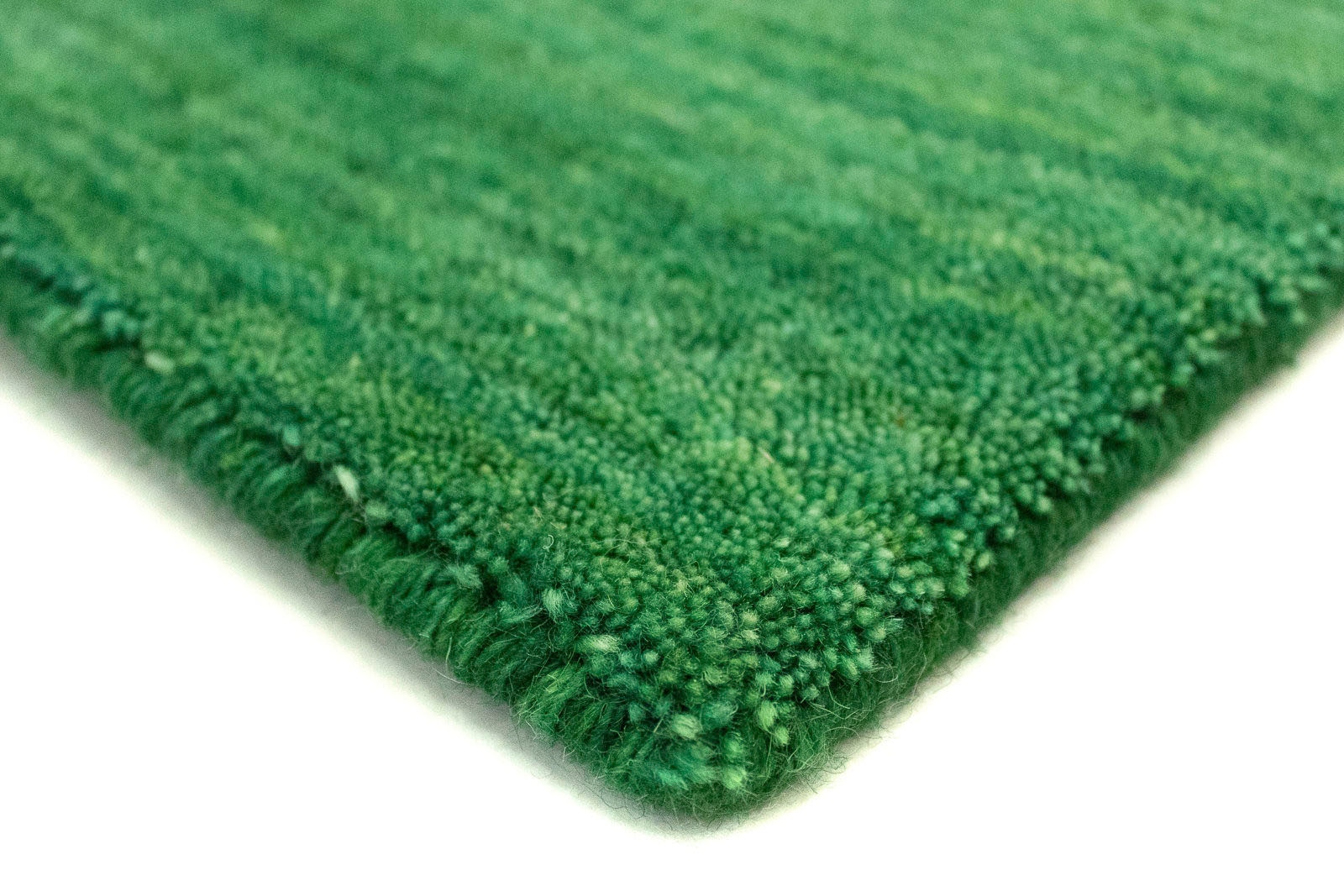 morgenland Wollteppich »Uni - Gabbeh Teppich - Softy«, rechteckig, 1,6 mm Höhe, Gabbeh Optik, Uni Farben, reine Wolle, sehr weicher Flor, Wohnzimmer