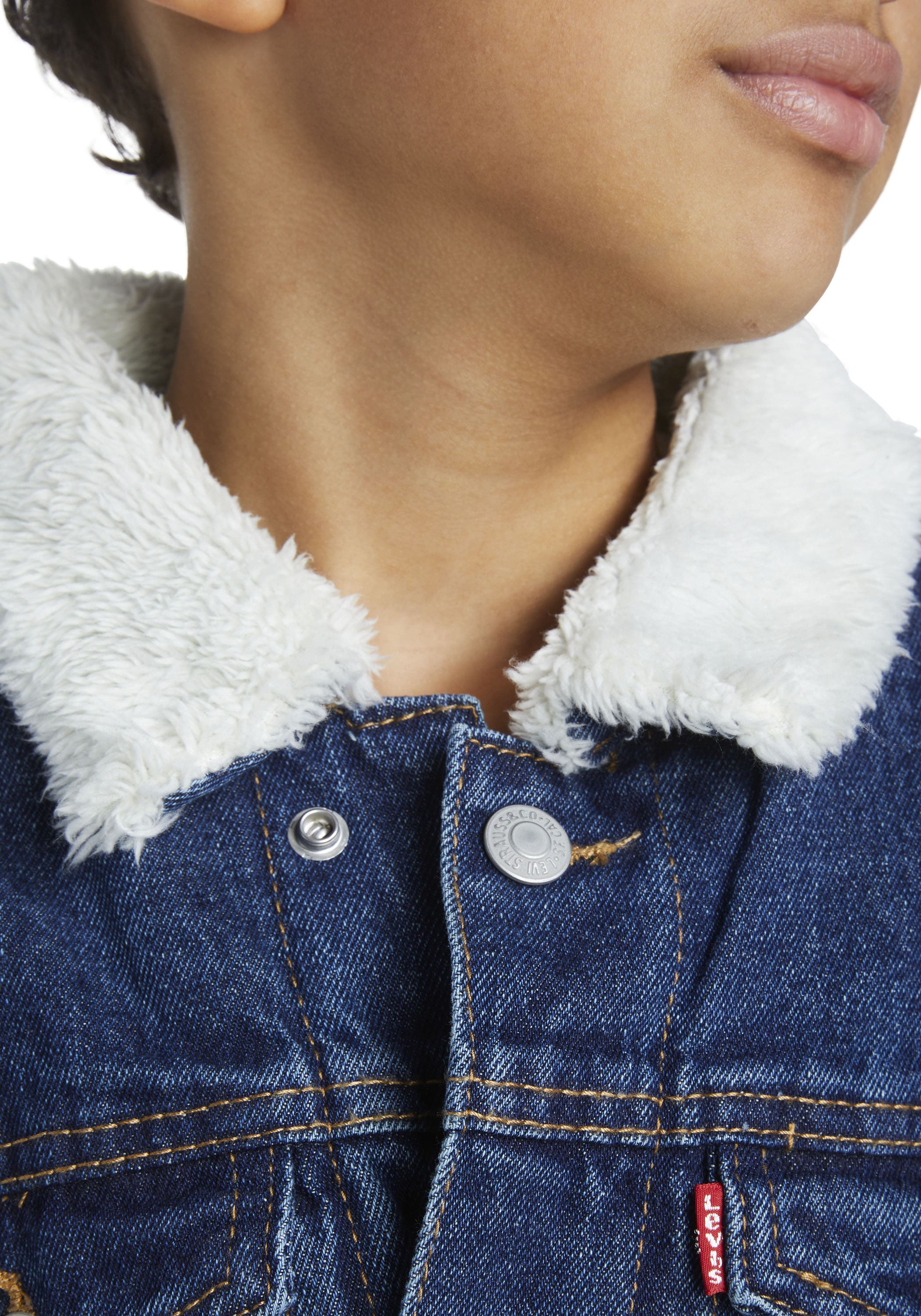 Levi's® Kids Jeansjacke »LVN SHERPA TRUCKER«, ohne Kapuze, for BOYS