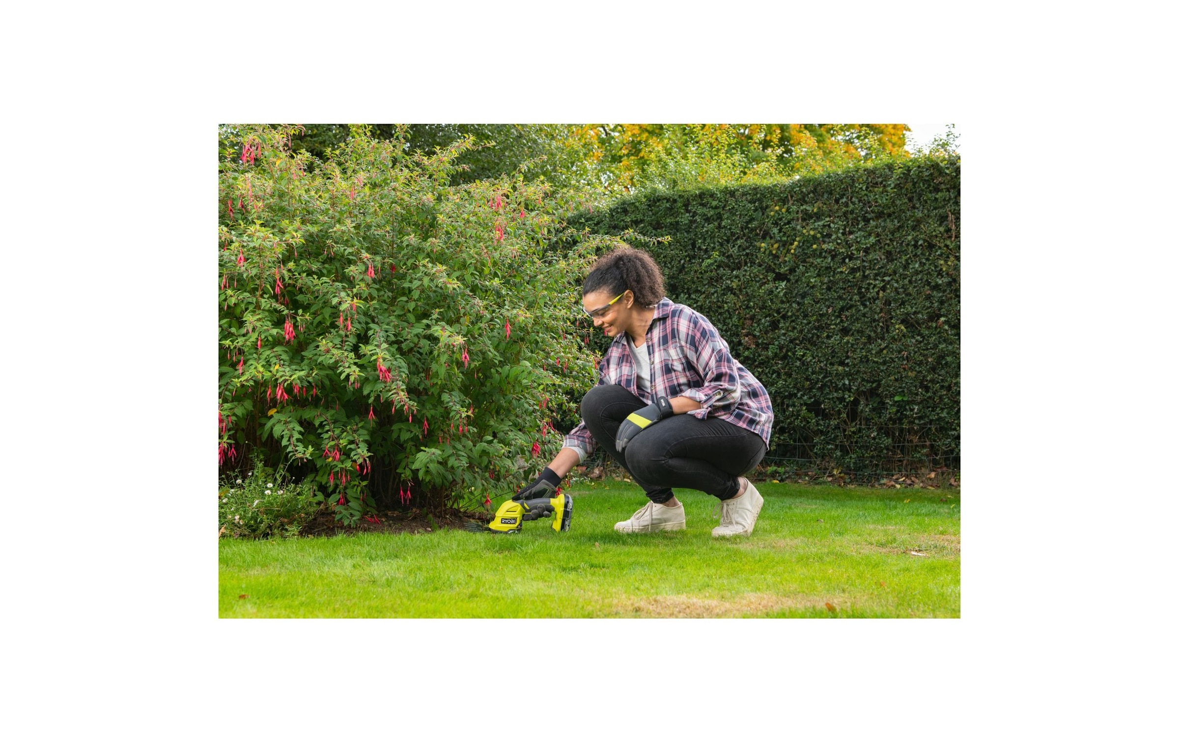 Akku-Gras- und Strauchscherenset »RYOBI RY18GSA-0«