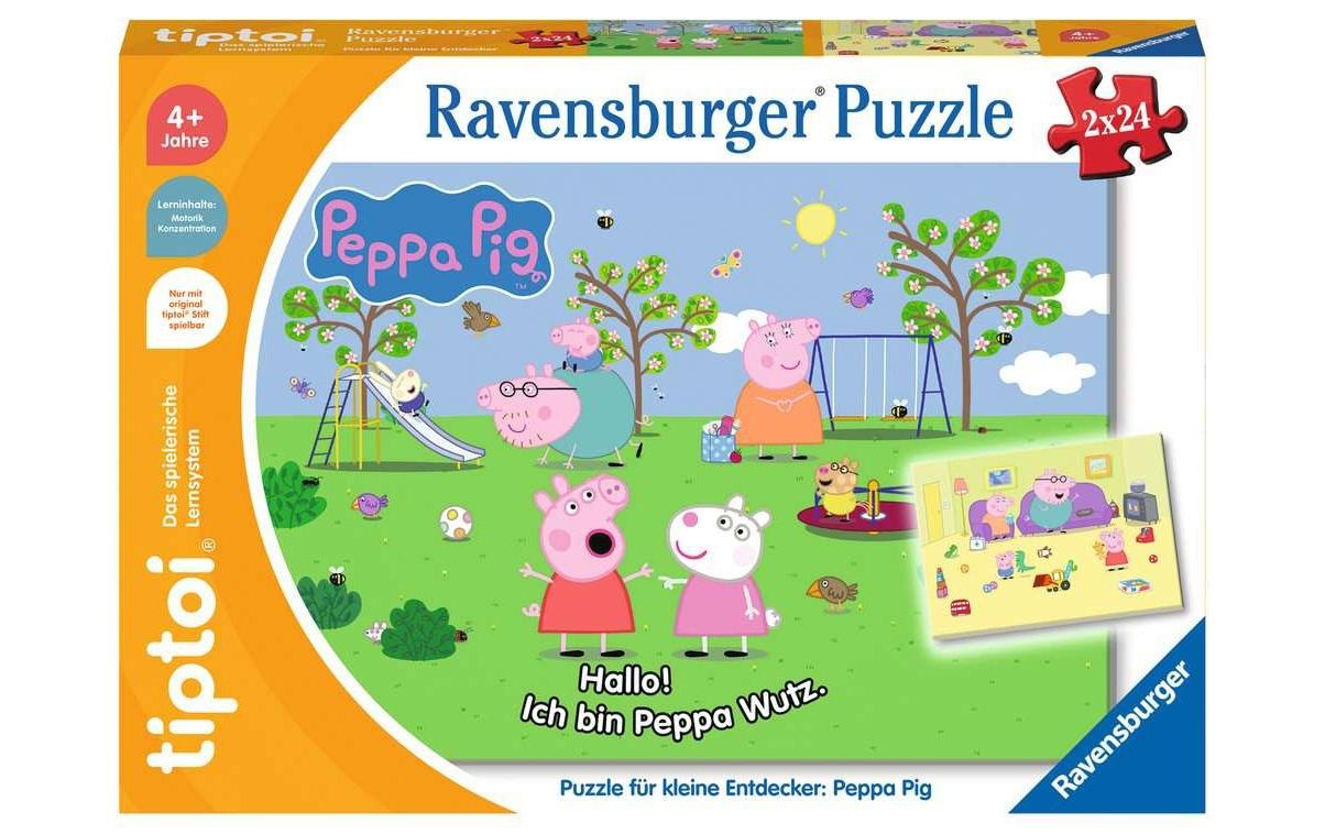 Puzzle »tiptoi Peppa Pig – kleine Entdecker«