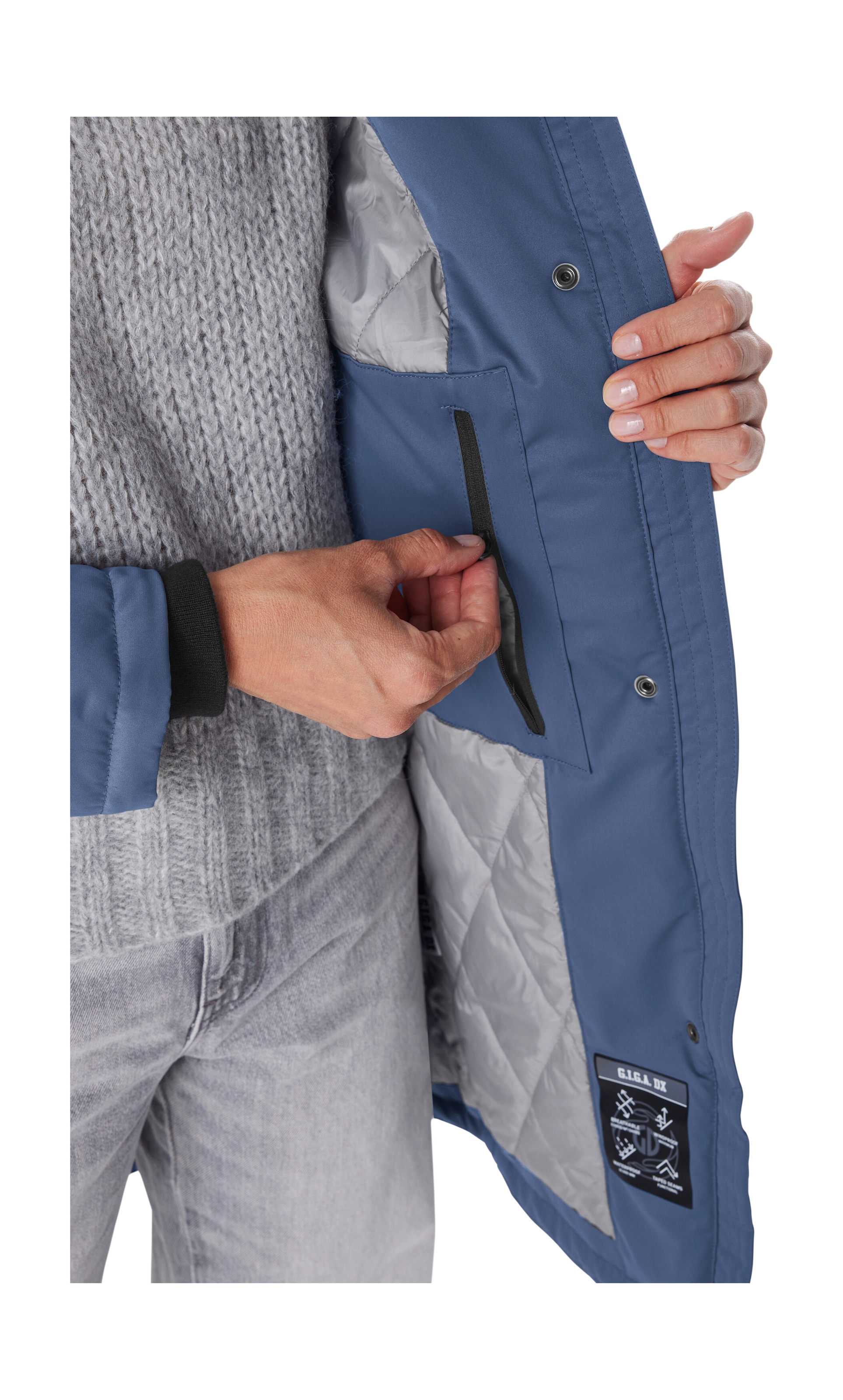 G.I.G.A. DX by killtec Parka »GW 93 WMN PRK« imperméable, respirant, fermeture éclair 2 voies