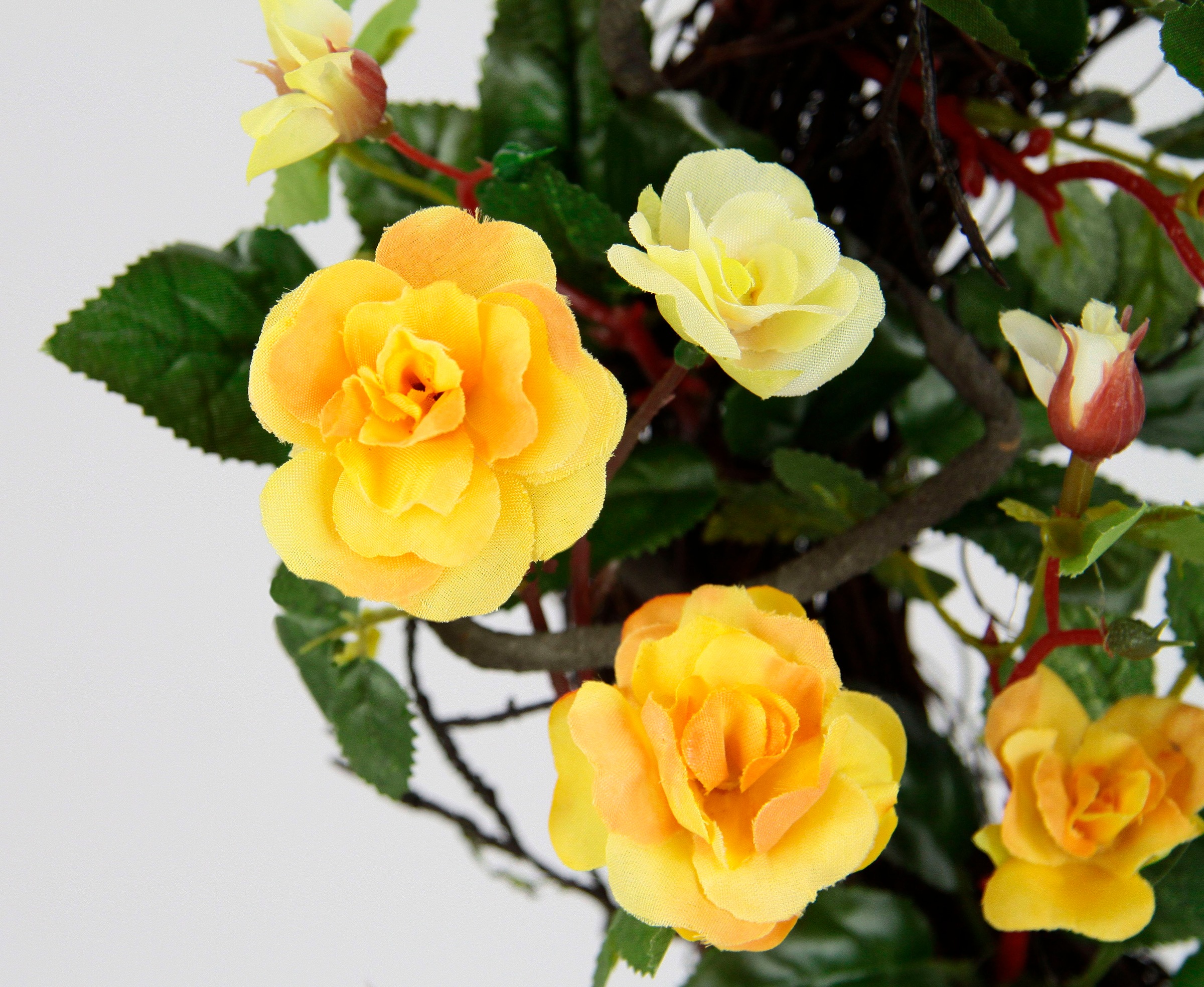 I.GE.A. Kunstkranz »Wildrosen«, Rosenkranz, Türkranz, Rosenblüten