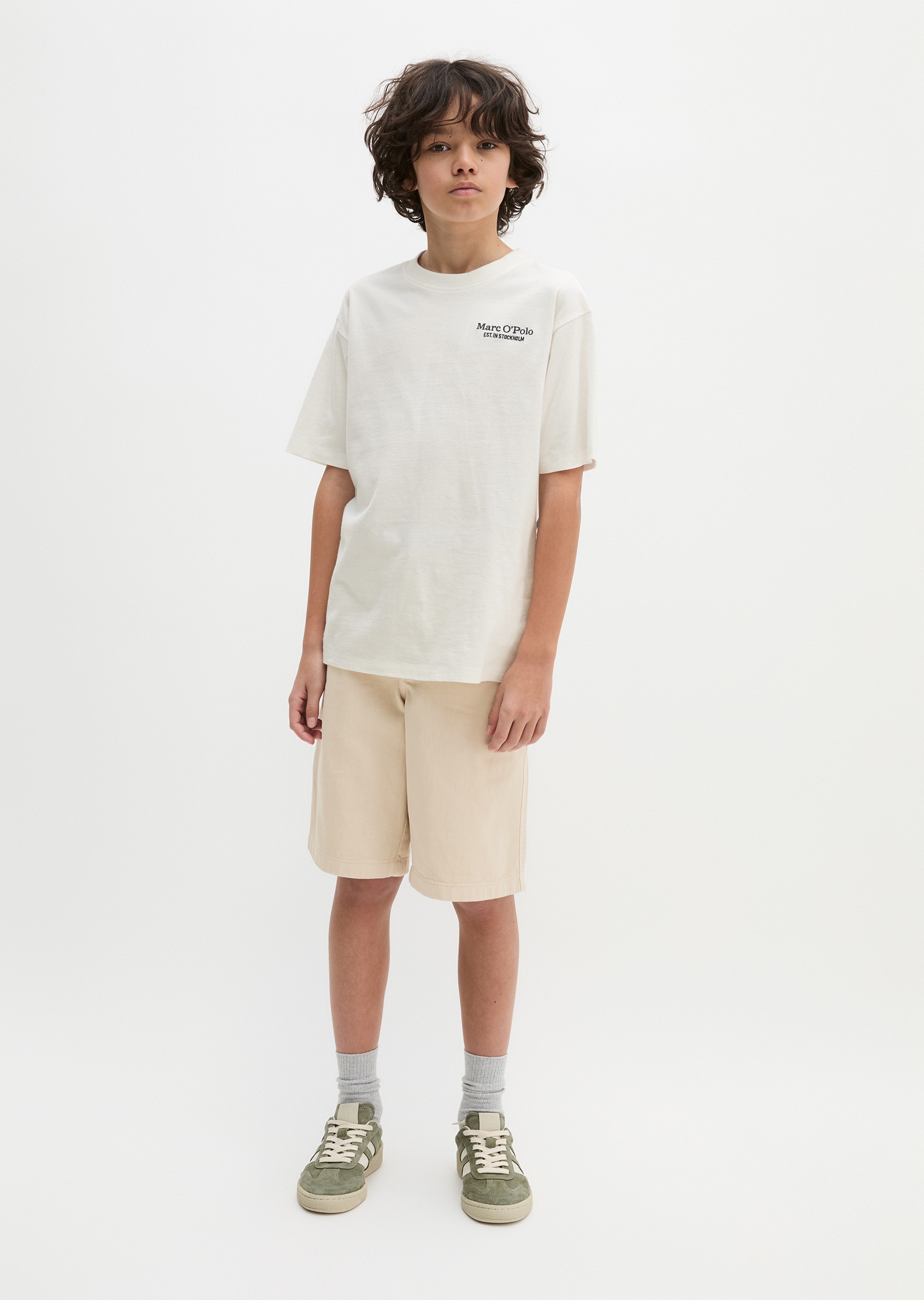 Image of Marc OPolo T-Shirt grosser Rückenprint, normale Passform