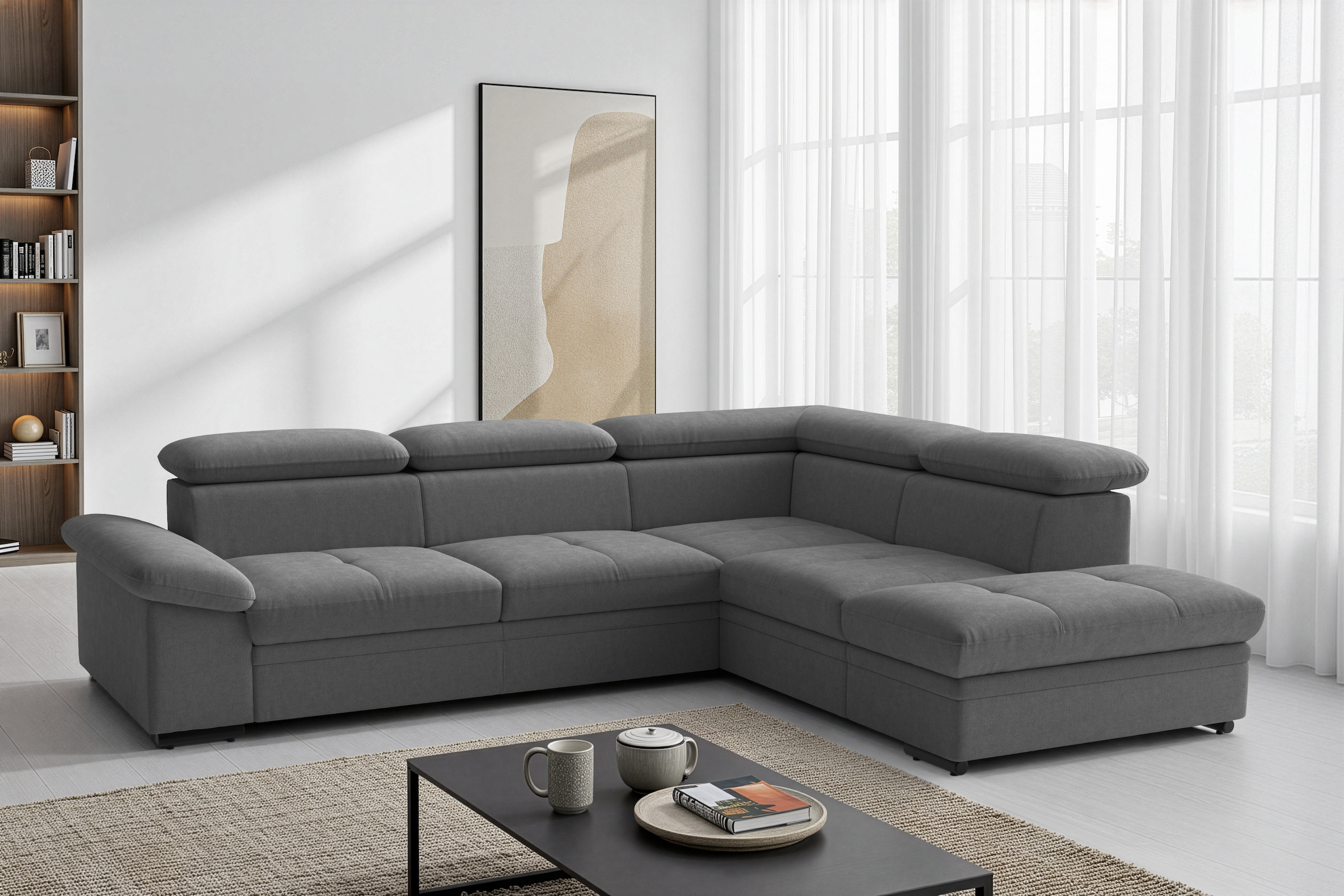 sit&more Ecksofa »Viola« optional Bettfunktion