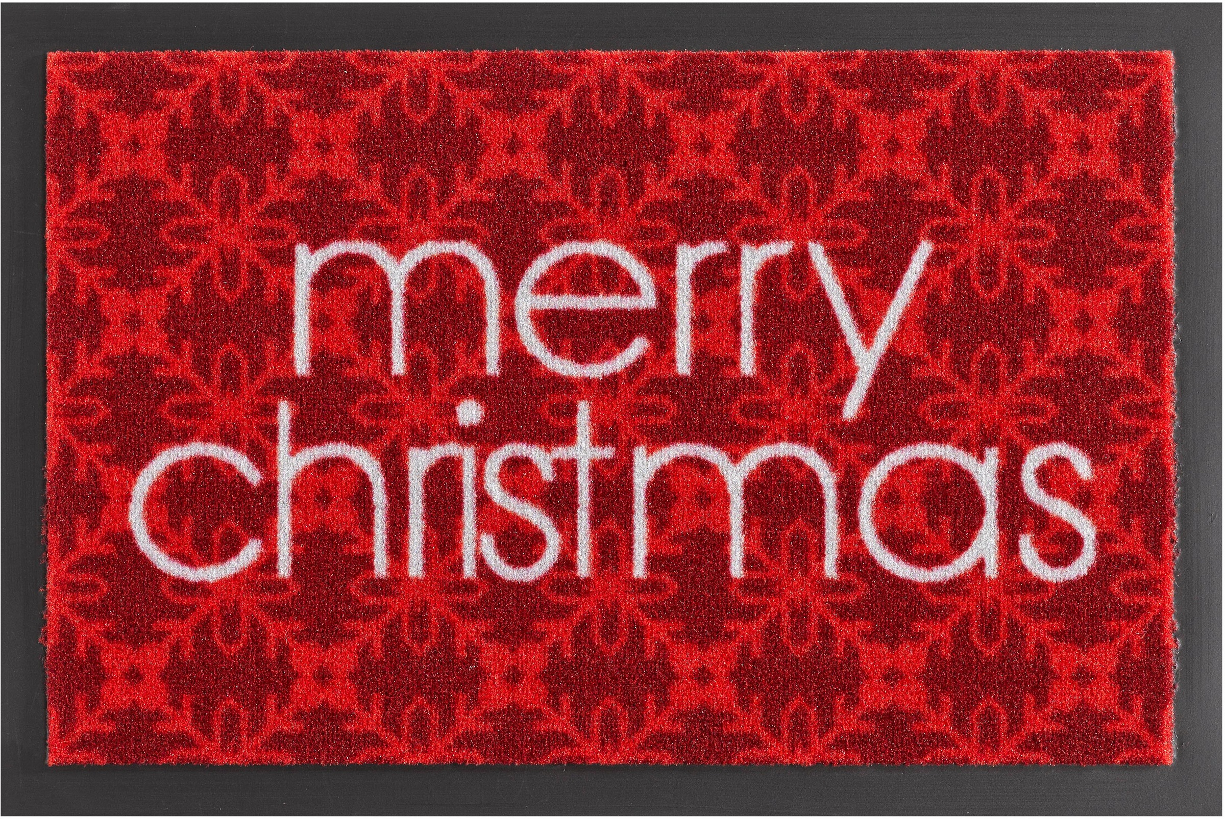 In- Waschbar, rechteckig, Schriftzug, HANSE kaufen Fussmatte »Merry Home Flur Weihnachten, Outdoor, Rutschfest, Christmas«, &