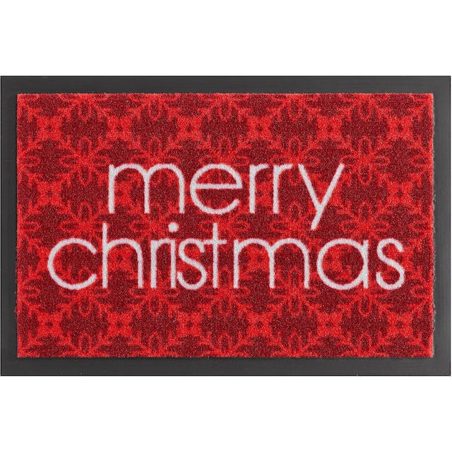 HANSE Home Fussmatte »Merry Christmas«, rechteckig, In- & Outdoor,  Rutschfest, Schriftzug, Waschbar, Weihnachten, Flur kaufen