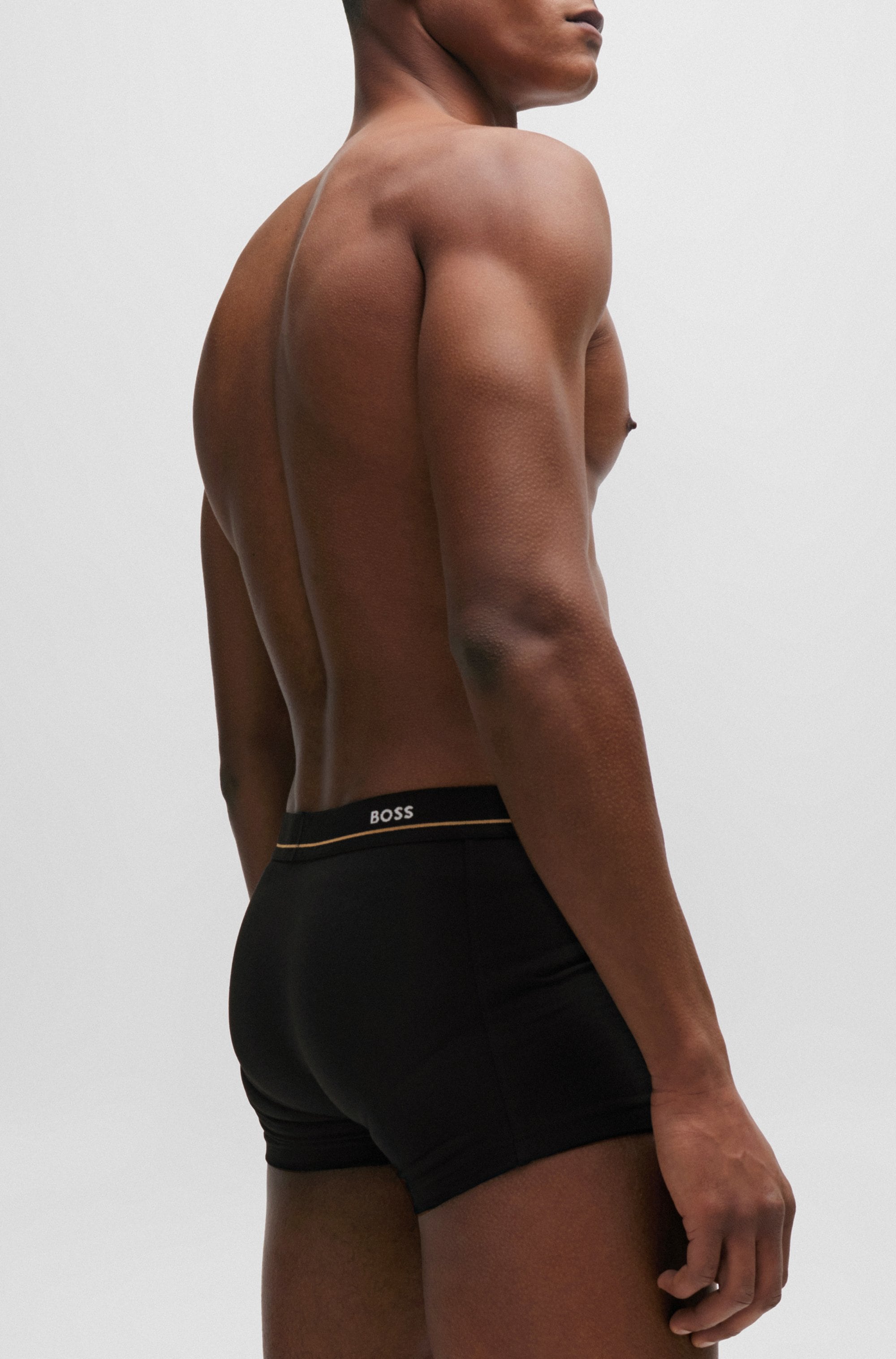 BOSS Trunk »Trunk 5P Essential« Packung, 5er Pack, 5 Stk. tlg., mit modischem, teilweise kontrastfarbenen BOSS Logo-Elastikbund