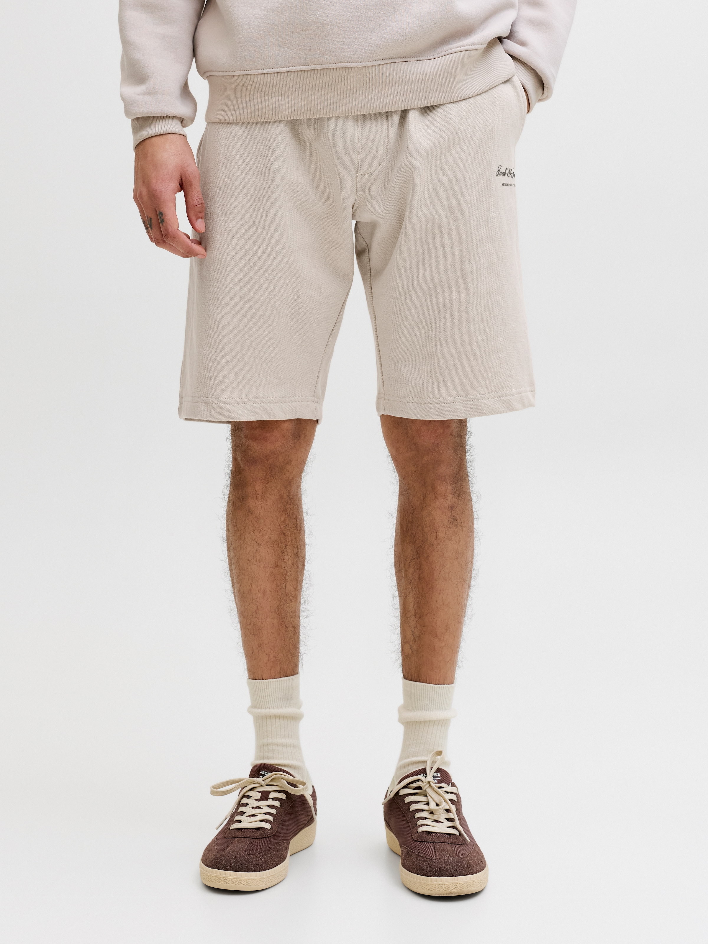 Jack & Jones Laufshorts »JPSTGORDON ARCHIVE SWEAT SHORTS MID SN«  mit Kordelzug