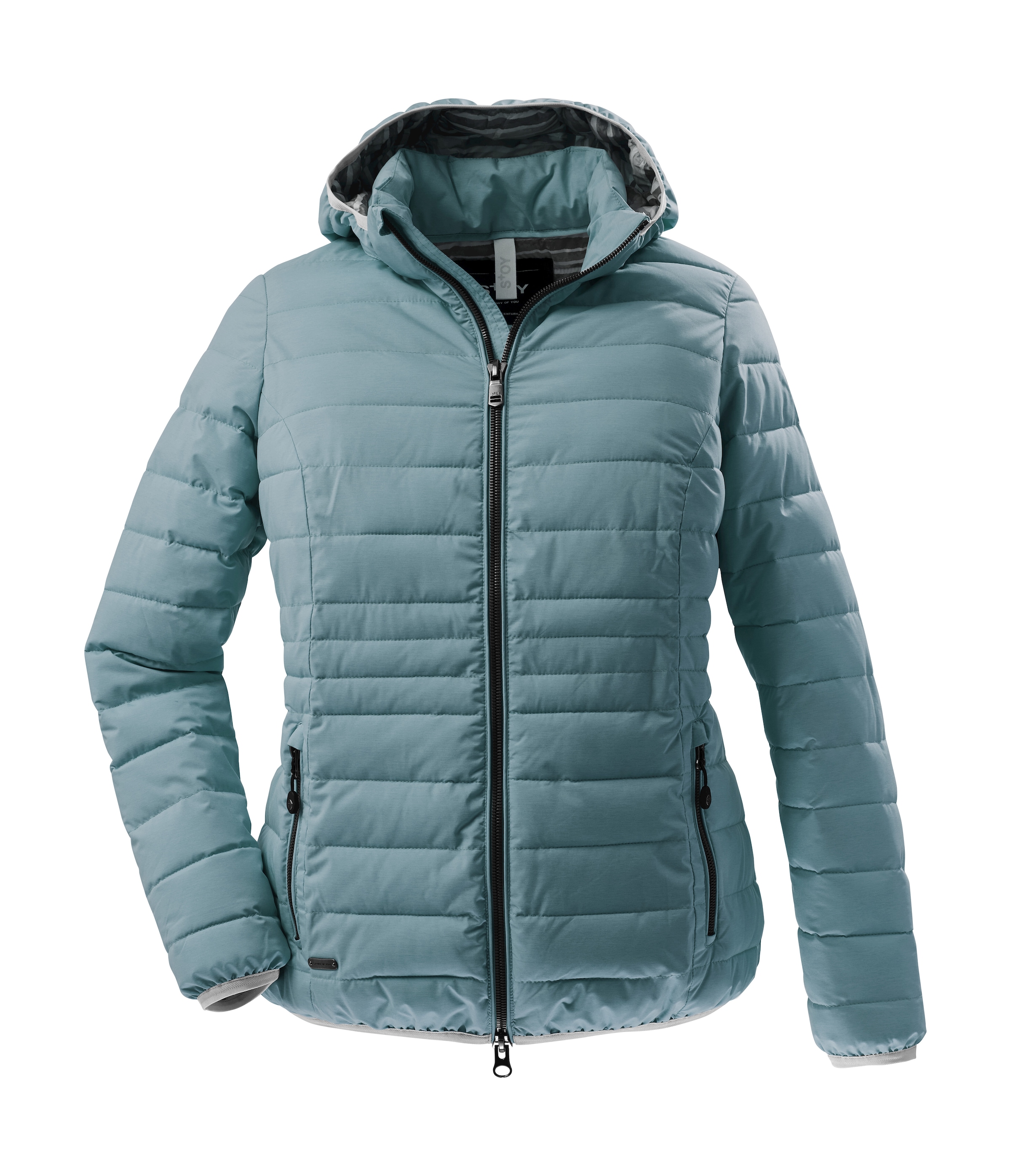 STOY Steppjacke »STS 17 WMN QLTD JCKT«, atmungsaktive Steppjacke mit abnehm. Kapuze in grossen Grössen
