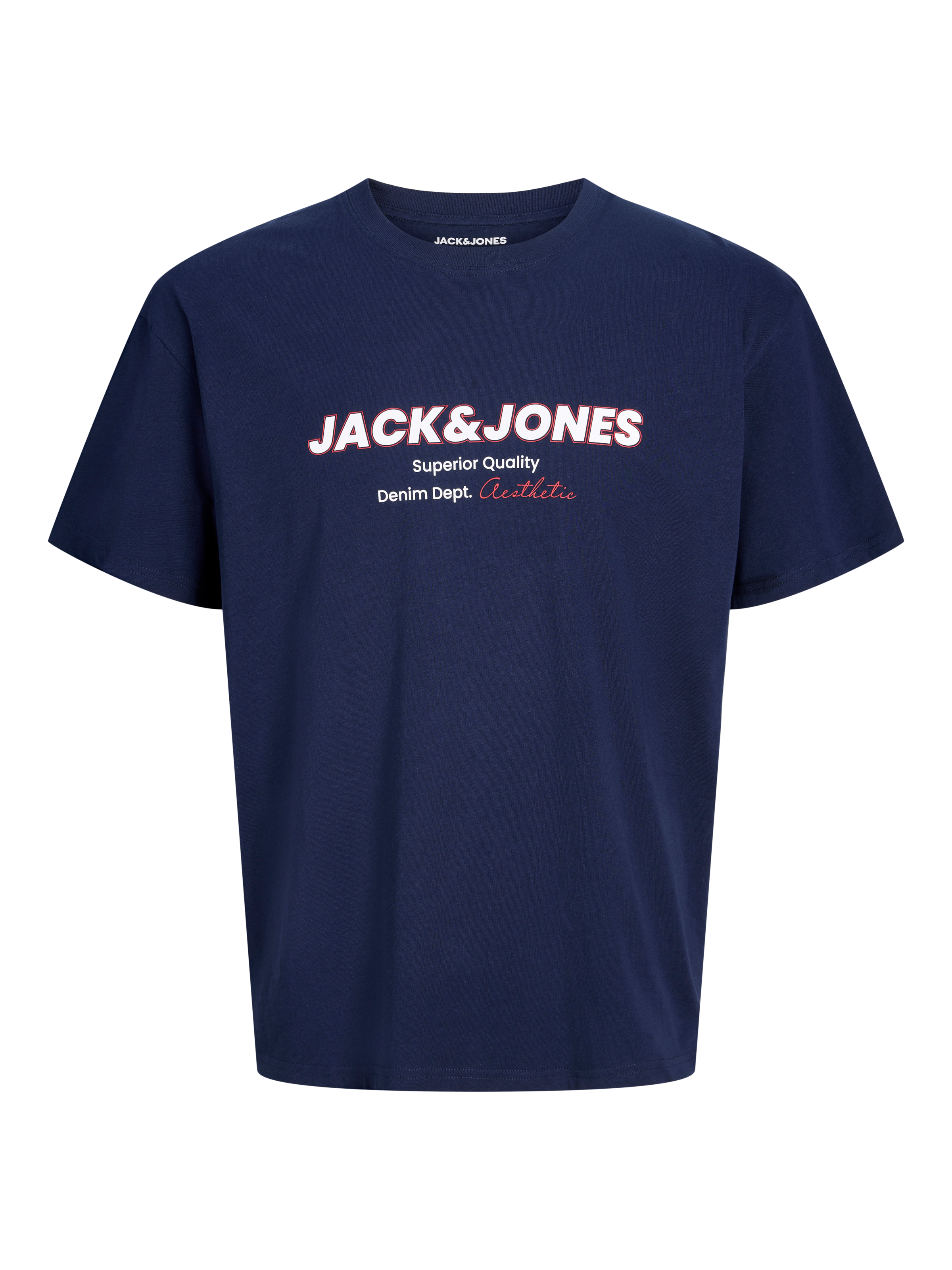 Jack & Jones T-Shirt »JJABBO TEE SS CREW NECK« Baumwolle, locker geschnitten