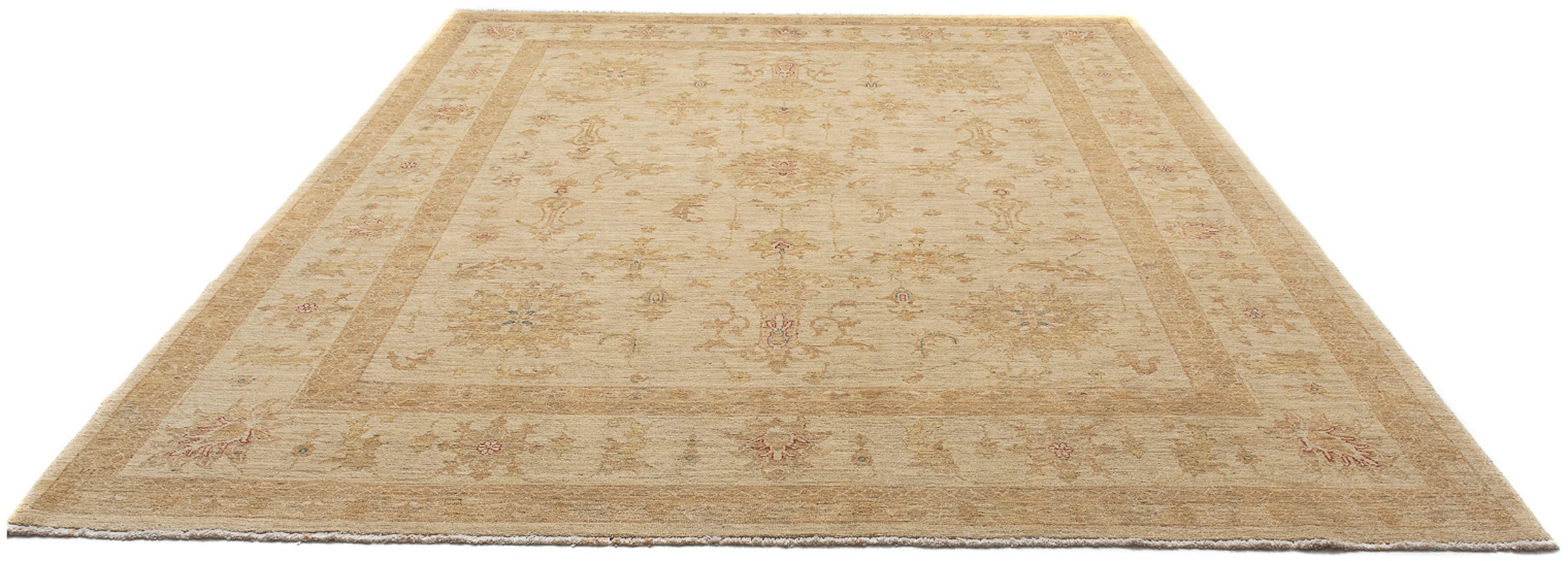 Image of morgenland Orientteppich »Ziegler - 307 x 250 cm - hellbraun«, rechteckig, 6 mm Höhe, Wohnzimmer, Handgeknüpft, Einzelstück mit Zertifikat bei Ackermann Versand Schweiz