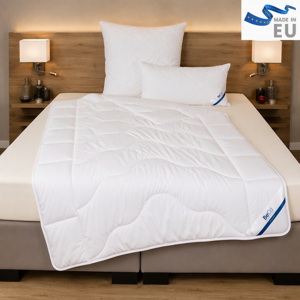 Image of Beco Microfaserbettdecke "Royal Soft "GOLD", warme Duo-Decke Testsieger 2019" leicht Füllung Polyester Bezug Microfaser 1 Stk. tlg.
